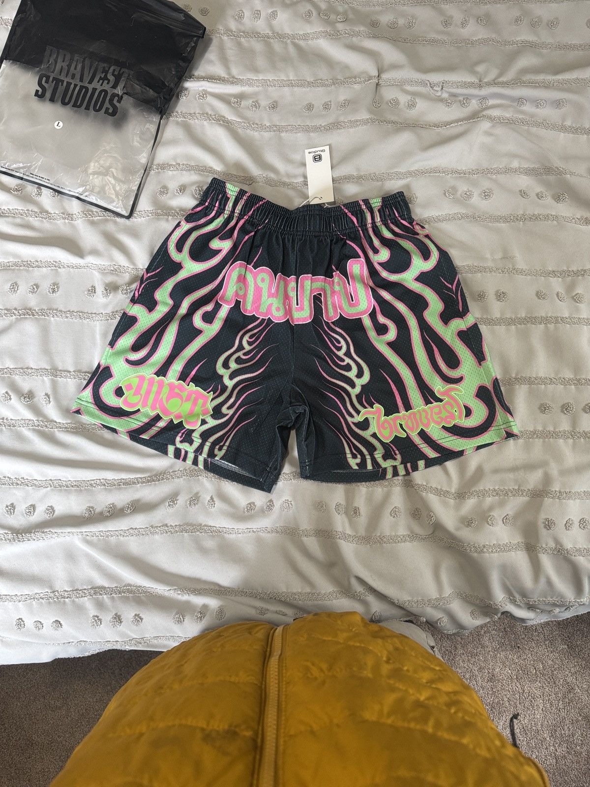 Bravest Studios × Missing Since Thursday Bravest Studios x MST (Missing Since Thurs) Mesh Shorts- L Size US 32 / EU 48 - 1 Thumbnail
