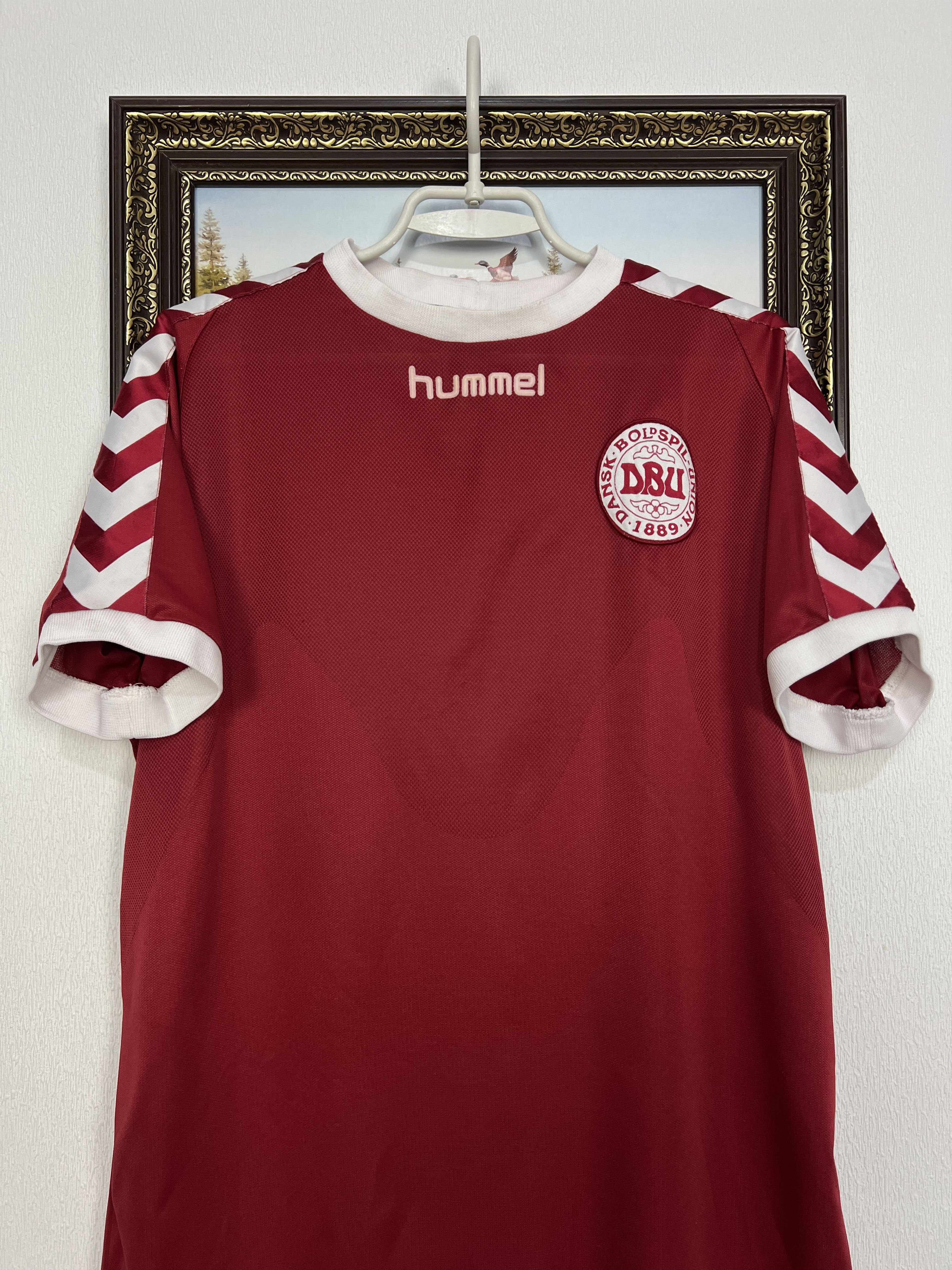 Hummel Denmark football shirt 2002 Soccer National Jersey Trikot Size US XL / EU 56 / 4 - 2 Thumbnail