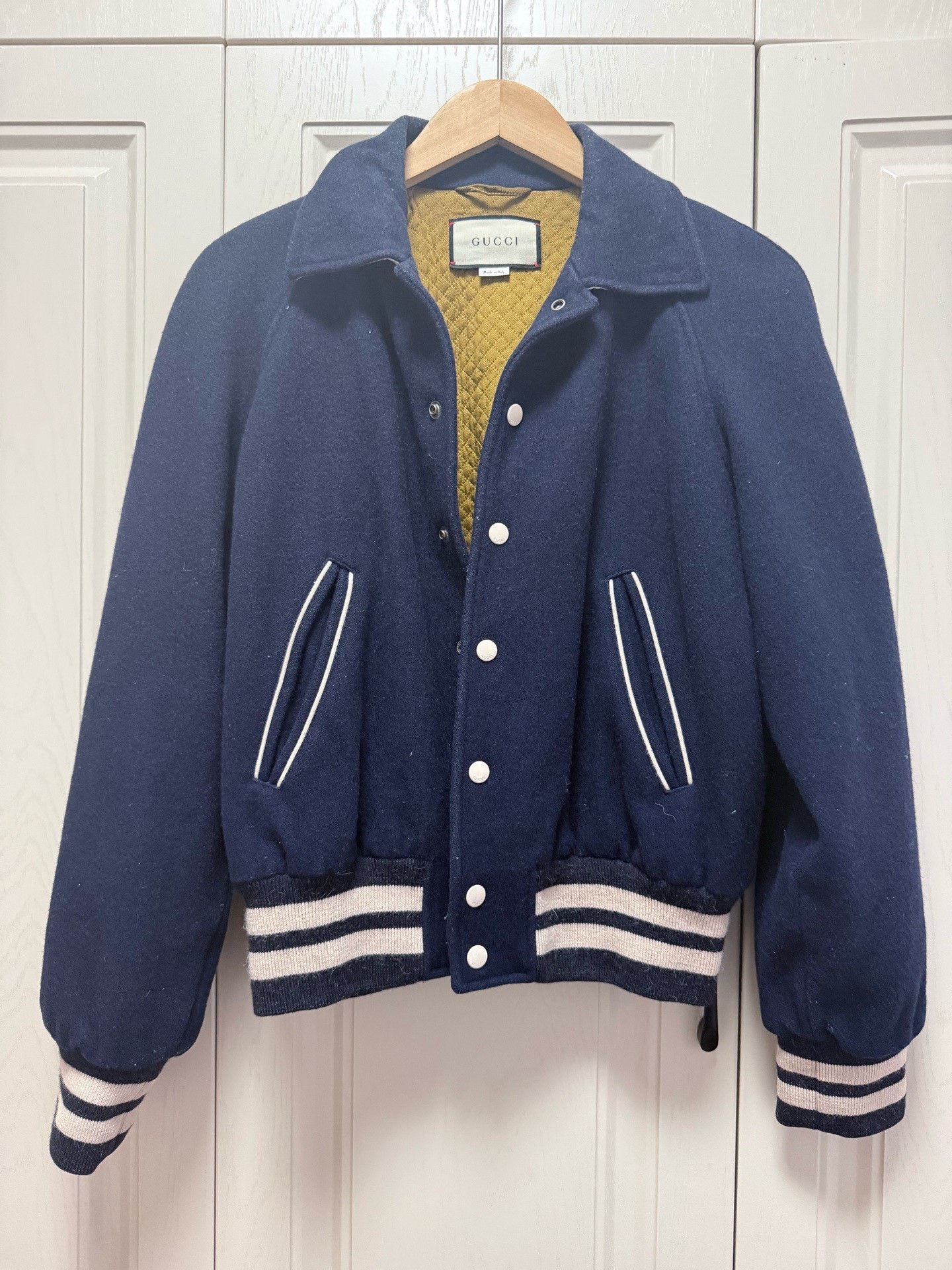 Gucci Gucci Wool Padded Coat Size 44 Size US S / EU 44-46 / 1 - 1 Thumbnail