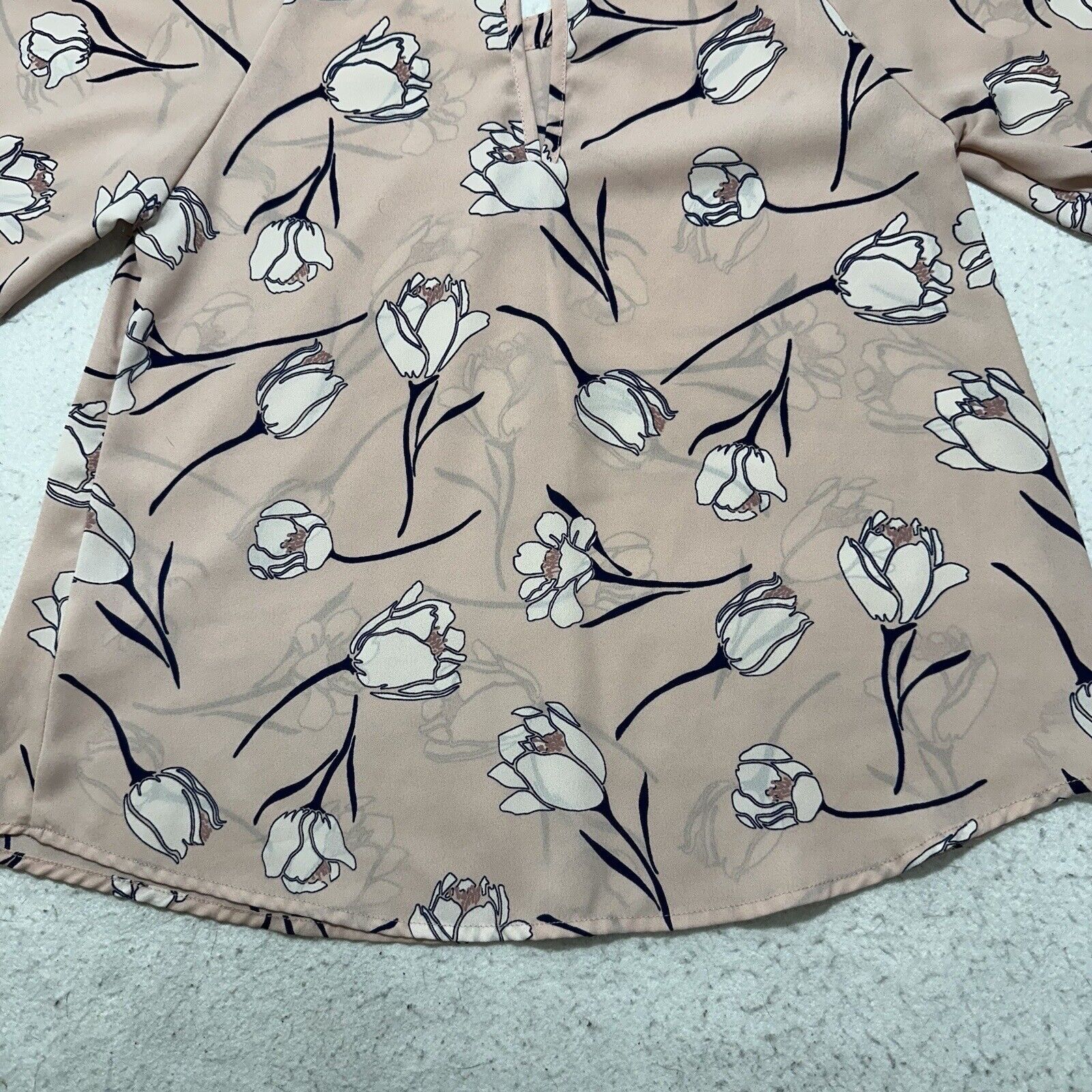 Other Sienna Sky XS Short Sleeve Blouse Pink Floral Top Size XS / US 0-2 / IT 36-38 - 12 Thumbnail
