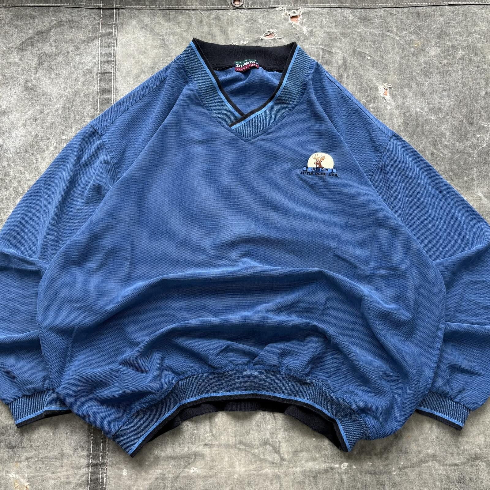 Vintage Vintage 90s Deer Run Golf Course Arkansas Windbreaker Size US XL / EU 56 / 4 - 1 Thumbnail