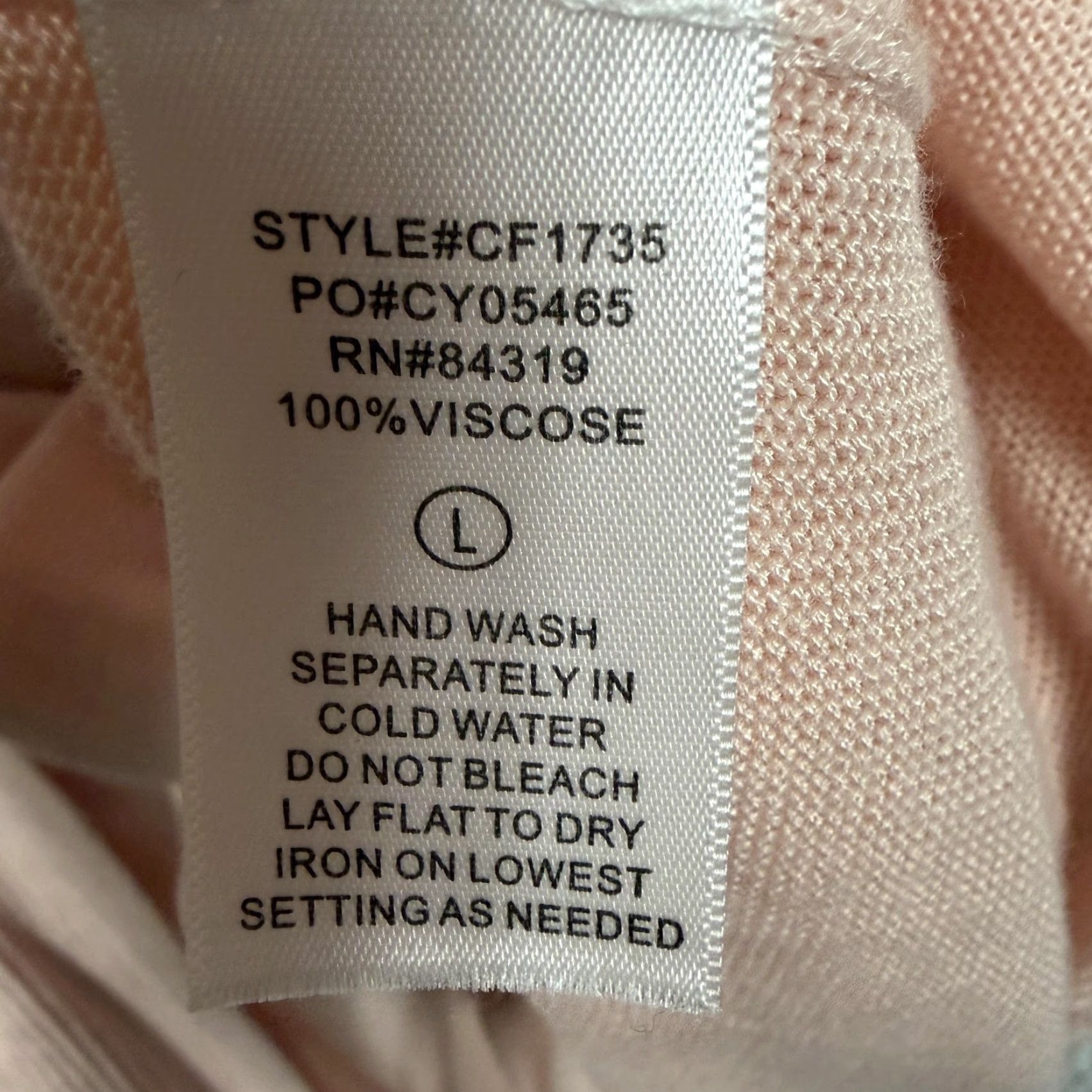 Vintage Cyrus Cardigan Sweater Womens L Peach Longline Open Front Lightweight Knit Size L / US 10 / IT 46 - 6 Thumbnail