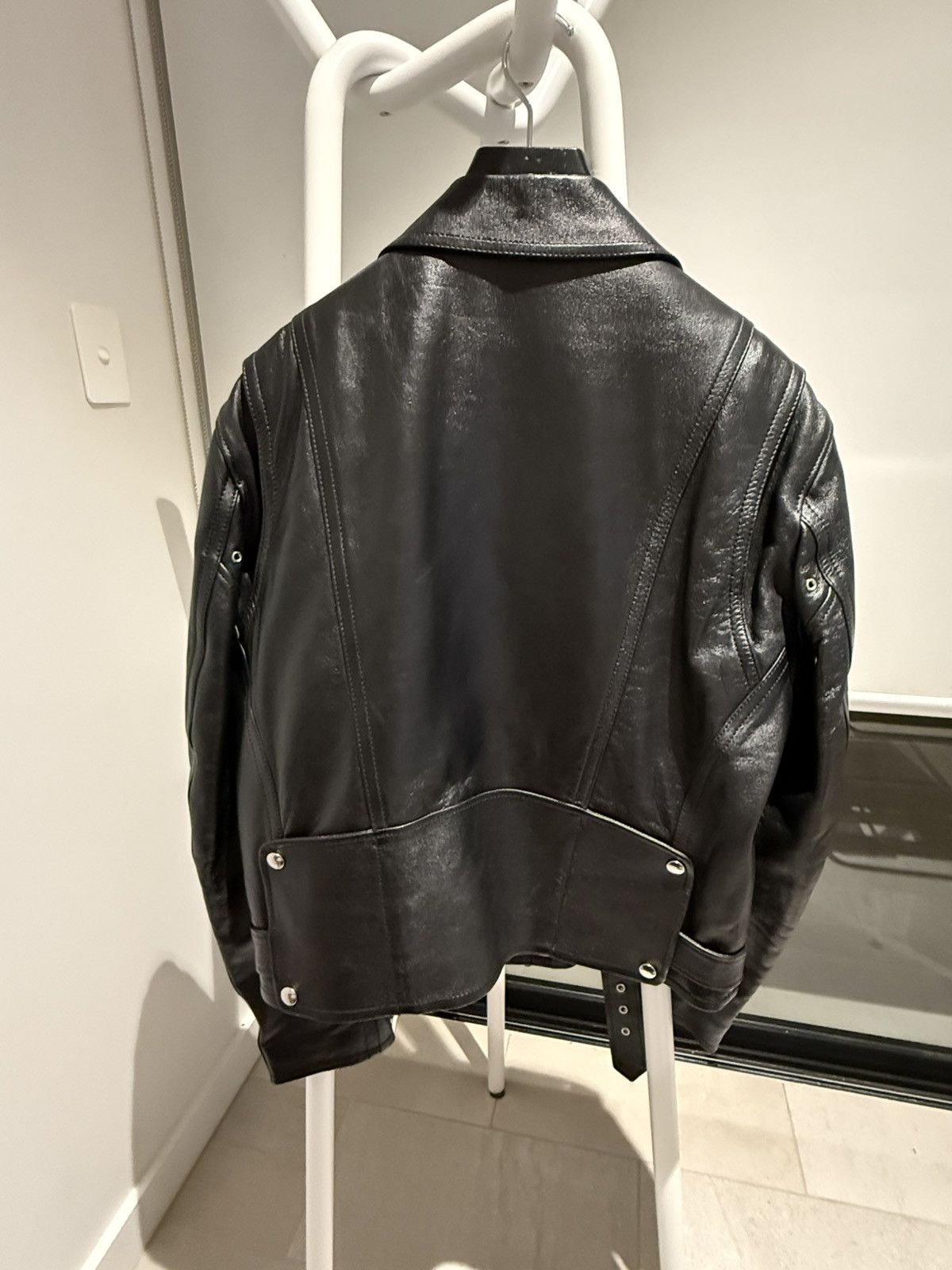 Celine Celine Biker Double Leather Jacket Size US M / EU 48-50 / 2 - 5 Thumbnail