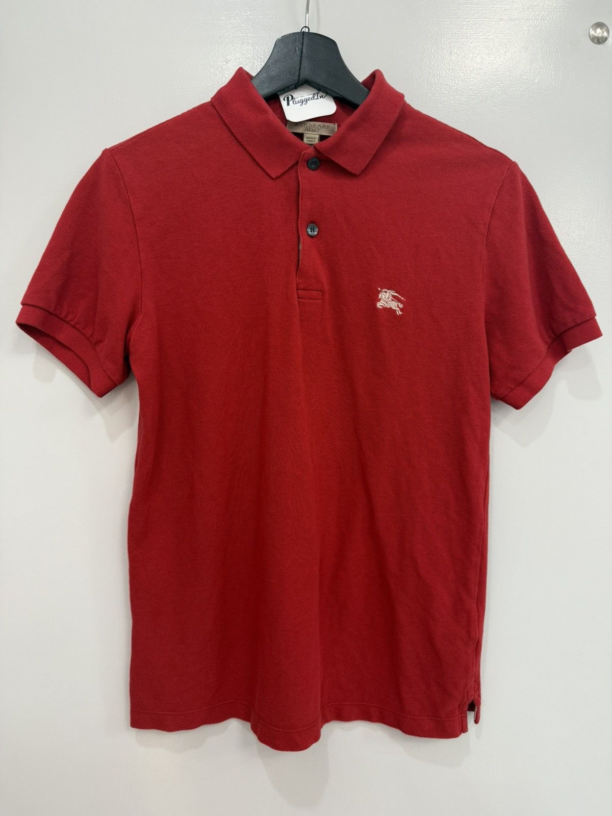 Burberry Burberry Red Polo T-Shirt Size US S / EU 44-46 / 1 - 1 Thumbnail