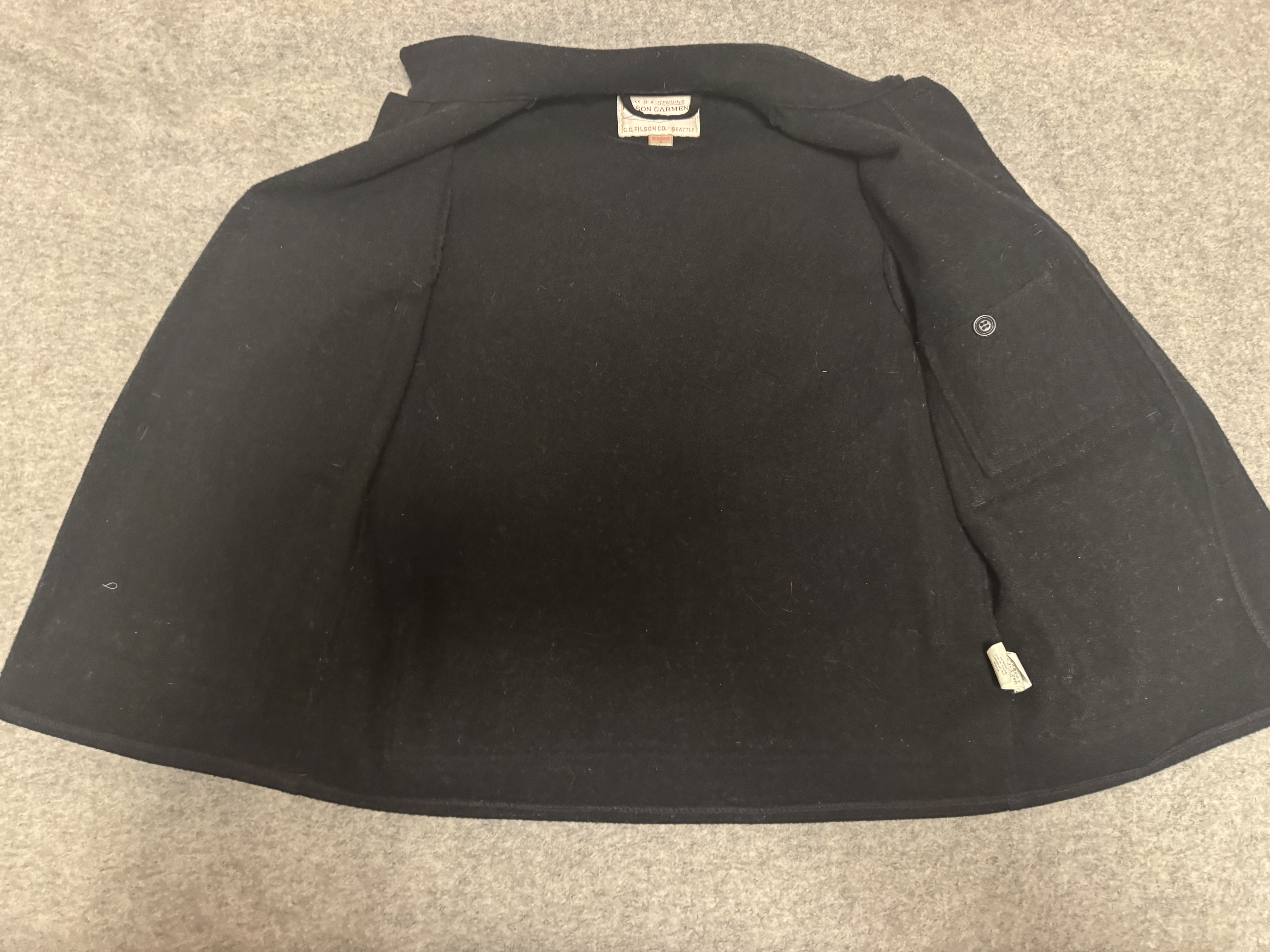 Filson Filson 40s-style Mackinaw Wool Cruiser Jacket Charcoal SM Size US S / EU 44-46 / 1 - 2 Thumbnail