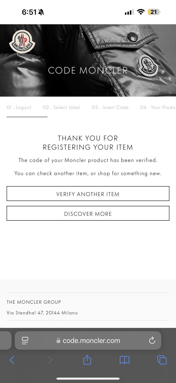 Moncler Moncler Giubbotto Law Vest Size US S / EU 44-46 / 1 - 12 Thumbnail