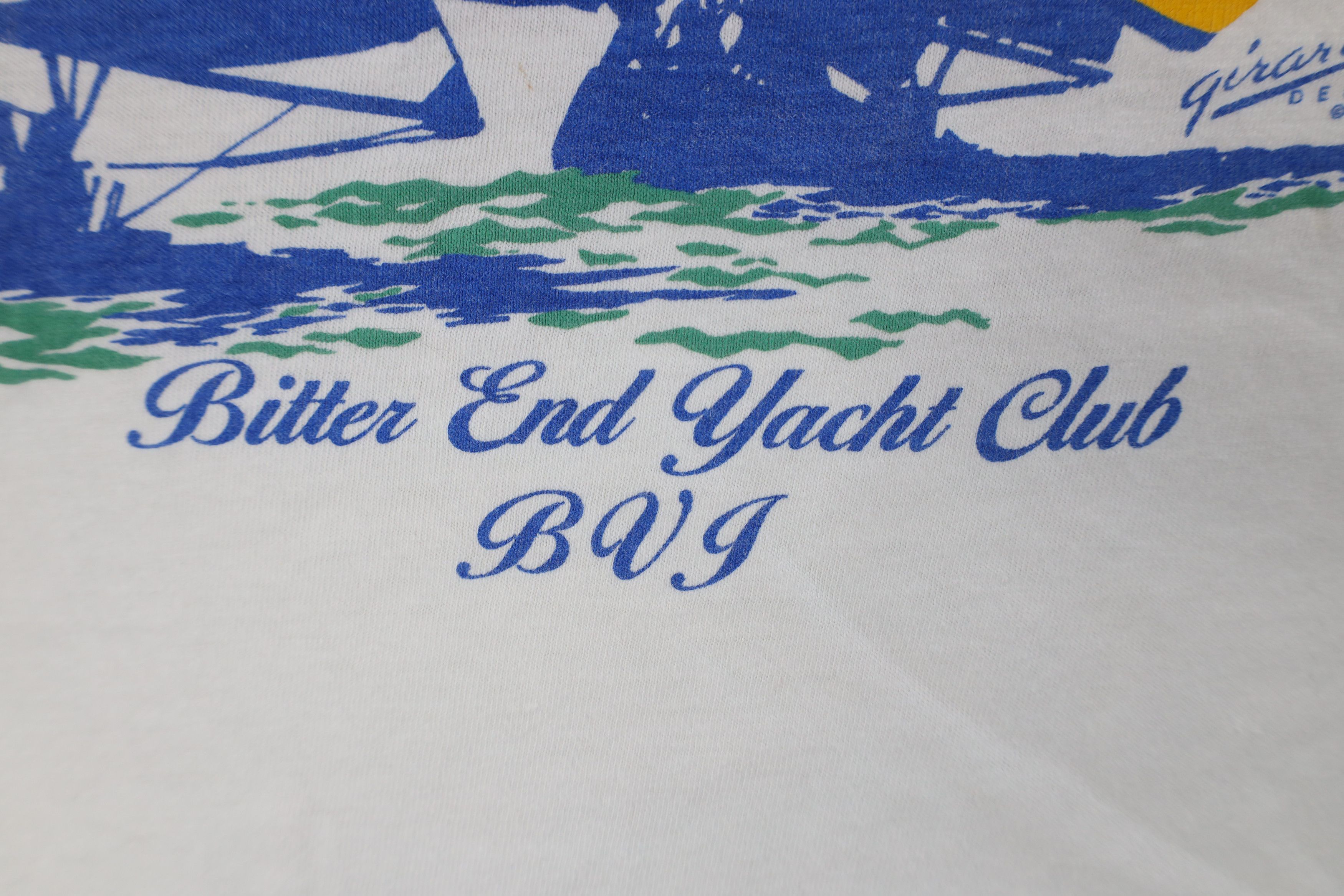 Vintage Vintage 80s Streetwear End Yacht Club Sailing T-Shirt US Size XL / US 12-14 / IT 48-50 - 5 Thumbnail