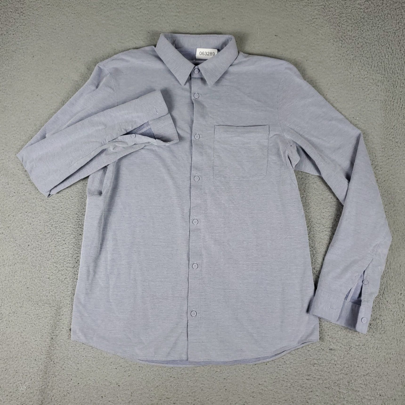Lululemon Lululemon Shirt Mens Size Medium Blue Stretch Casual Button Up Long Sleeve Size US M / EU 48-50 / 2 - 2 Thumbnail