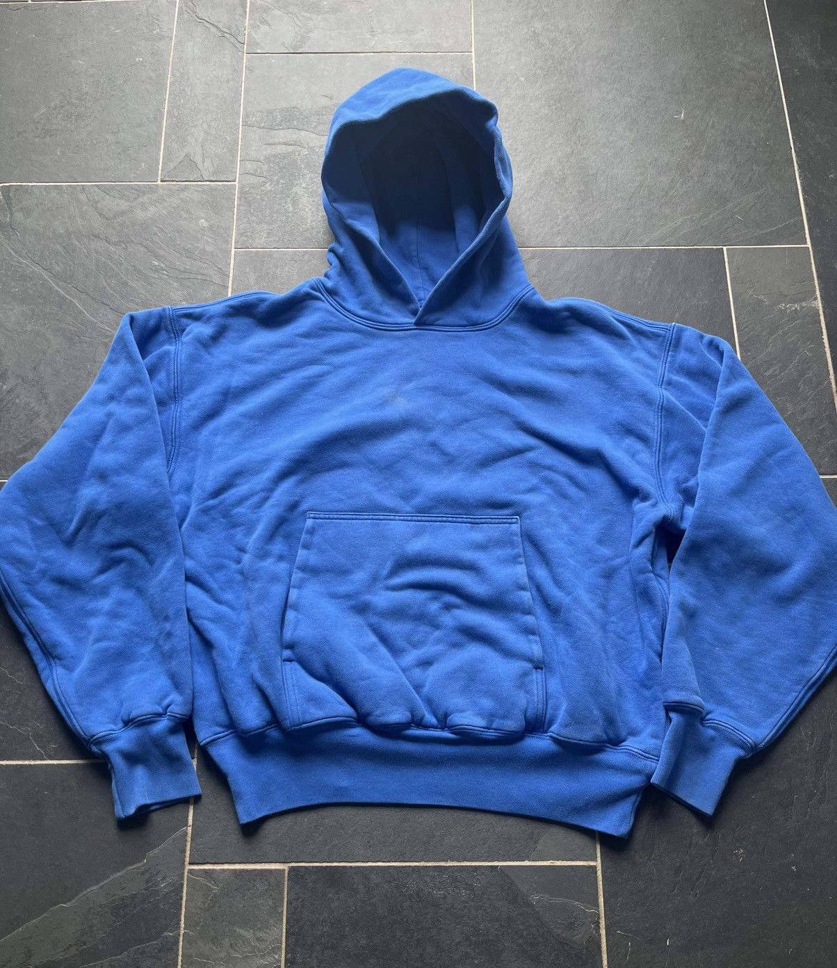 Yeezy Gap Blue Hoodie | Grailed