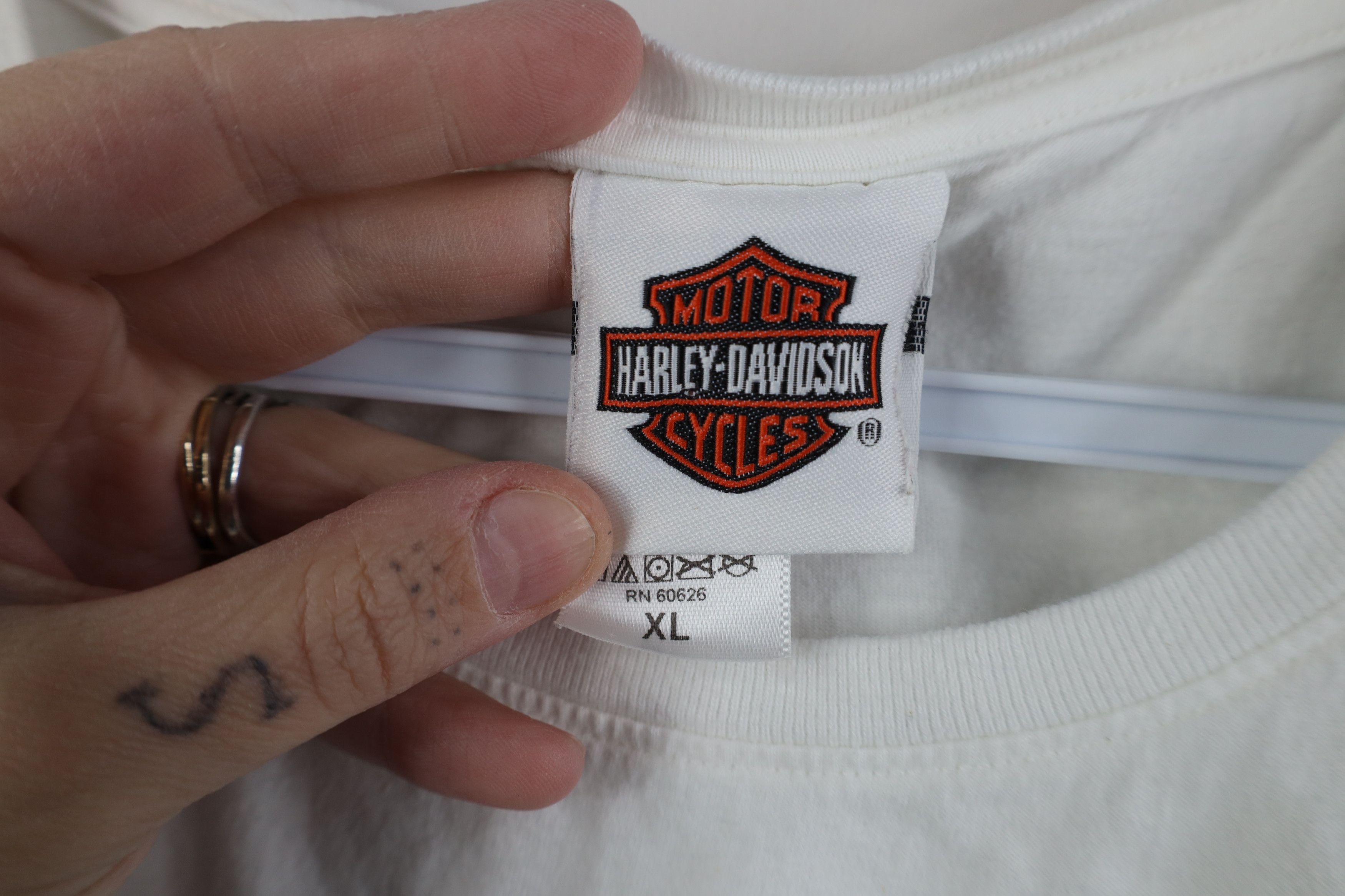 Harley Davidson Vintage Y2K Harley Davidson Man Harley Great Trade T-Shirt Size L / US 10 / IT 46 - 8 Thumbnail