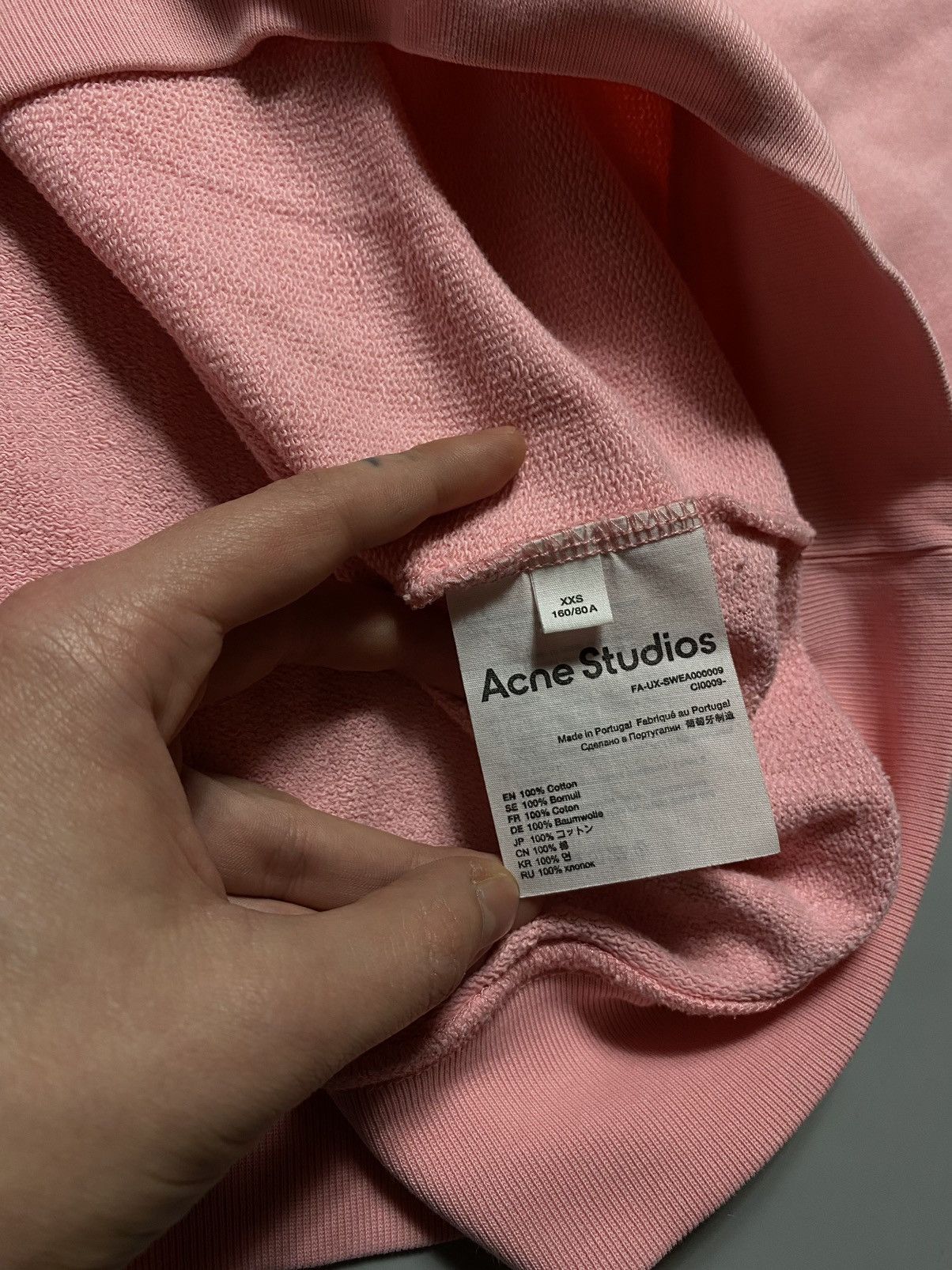 Acne Studios 🔥 ACNE STUDIOS PINK OVERSIZED HOODIE Size US S / EU 44-46 / 1 - 5 Thumbnail