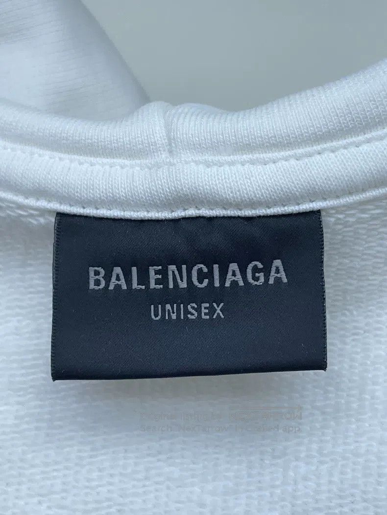 Balenciaga Balenciaga Fuzzy Letter Hooded Sweater Size US XS / EU 42 / 0 - 6 Thumbnail