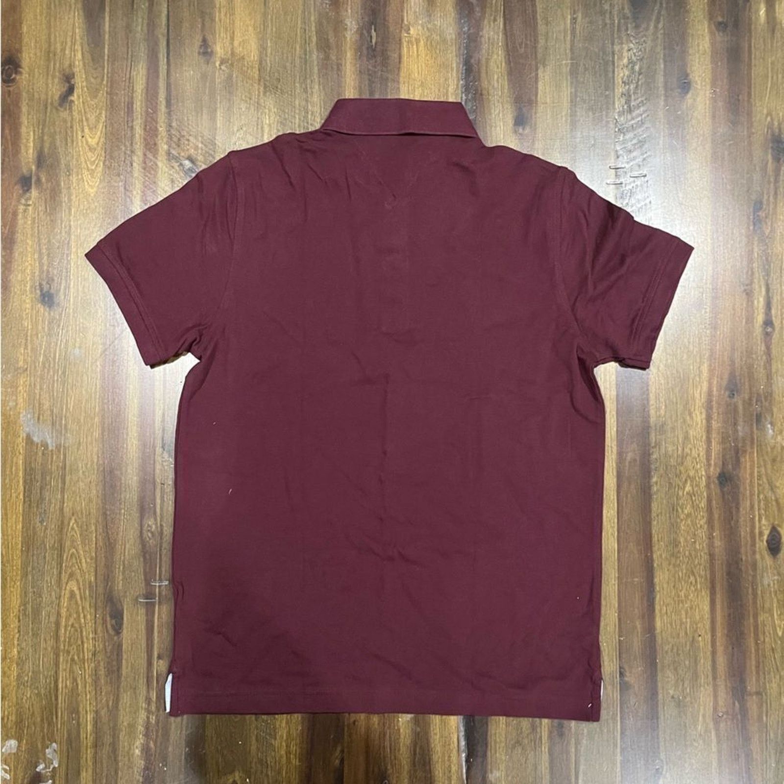 Tommy Hilfiger Tommy Hilfiger Men's Slim Fit Polo Maroon Red Size L Size US L / EU 52-54 / 3 - 8 Thumbnail
