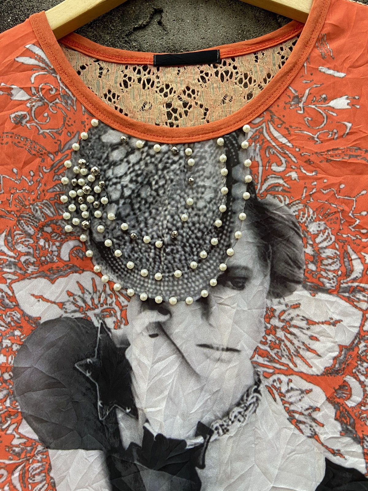 Hysteric Glamour × Japanese Brand × Vintage 2000s blouses marlyn monroe studded pearl Size XL / US 12-14 / IT 48-50 - 4 Thumbnail