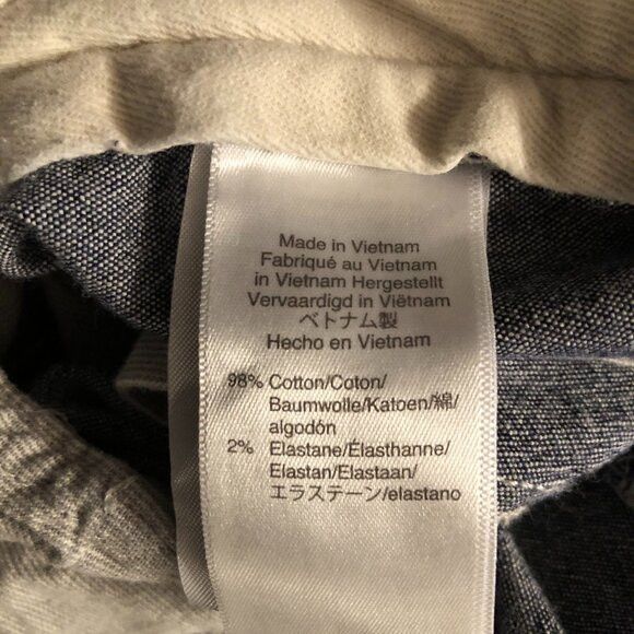 J.Crew J.crew men's blue 98%cotton casual pants size: 33/30 Size US 33 - 6 Thumbnail