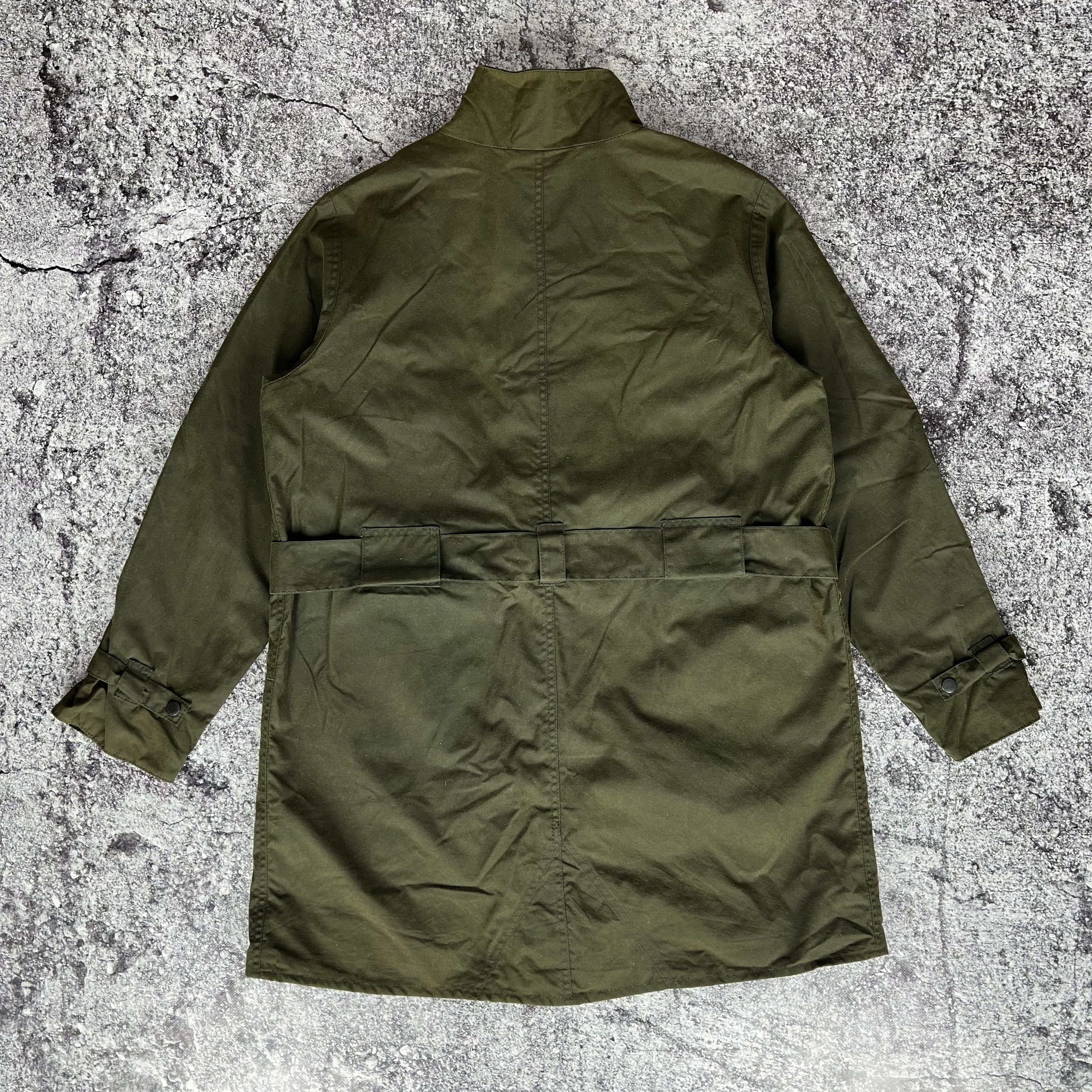 Barbour Barbour Newhampton Waxed Trench Coat Jacket Size UK 16 Size XL / US 12-14 / IT 48-50 - 2 Thumbnail