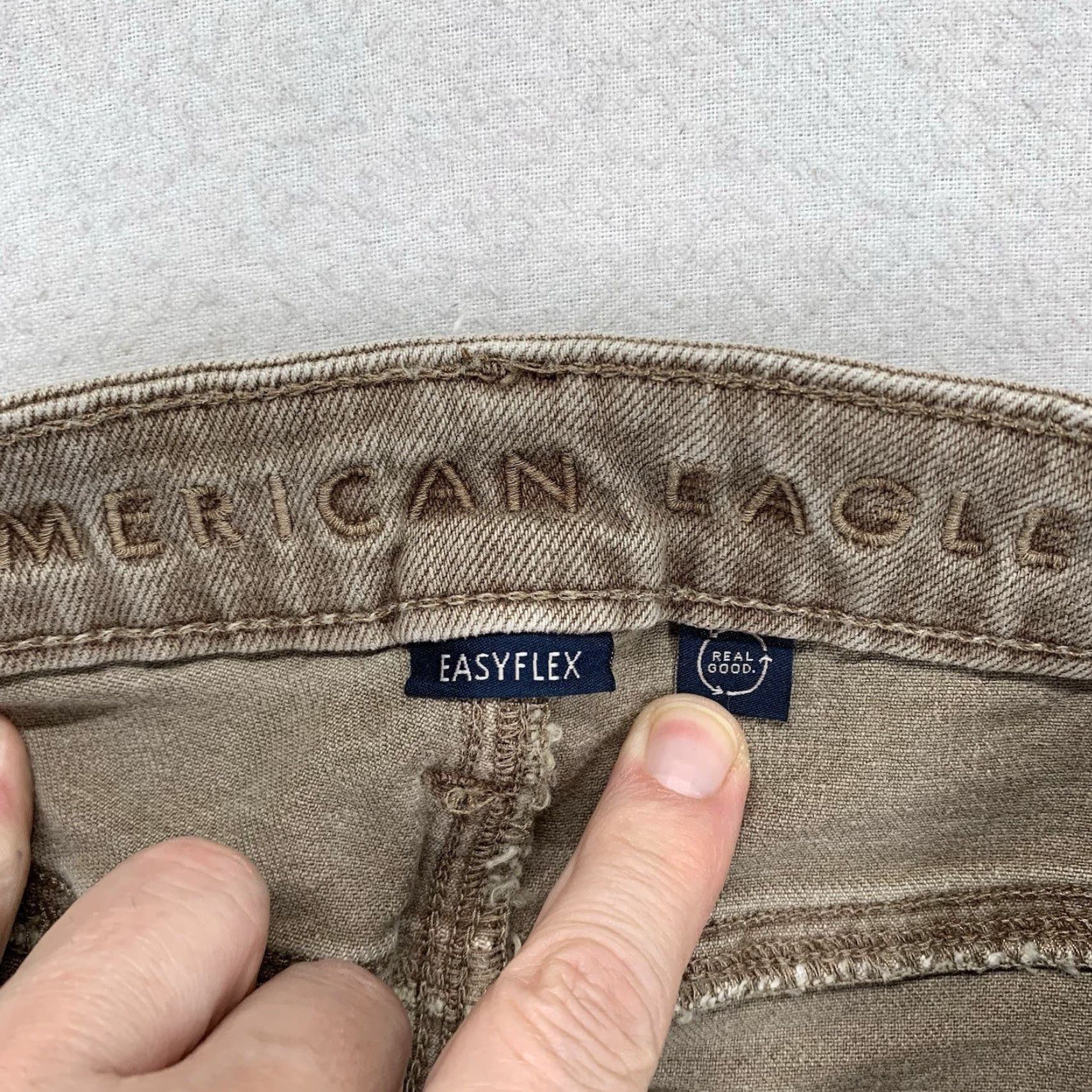 American Eagle Outfitters VINTAGE American Eagle Mens Jeans Straight Fit 29x31 Brown Cotton Blend Athletic Modern Size US 29 - 5 Thumbnail