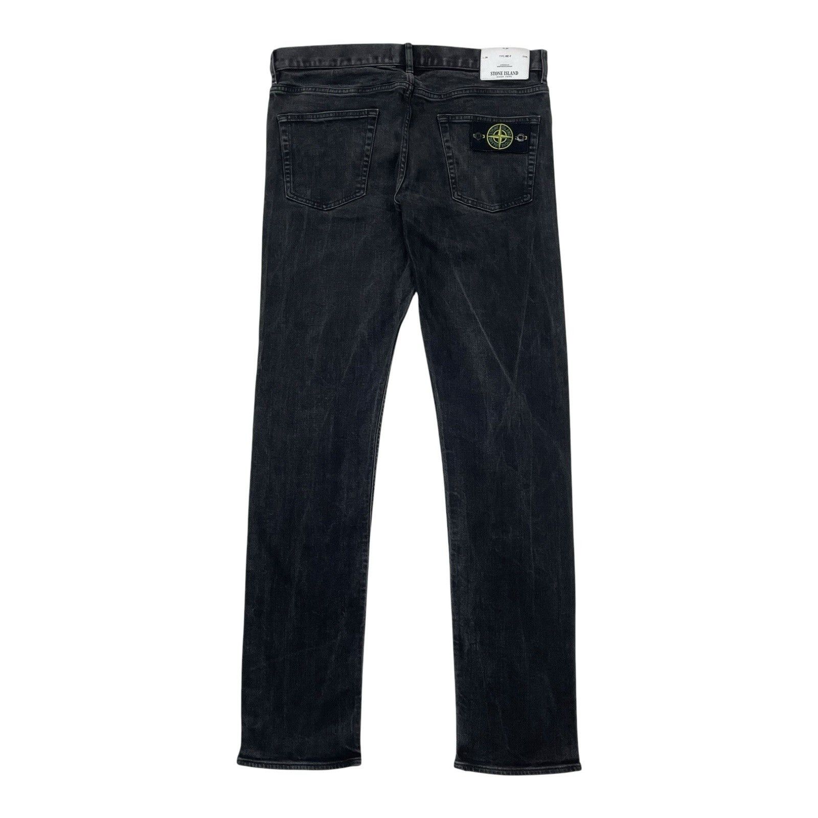 Stone Island RE-T Jeans W34 L34 Trousers Grey Denim Black