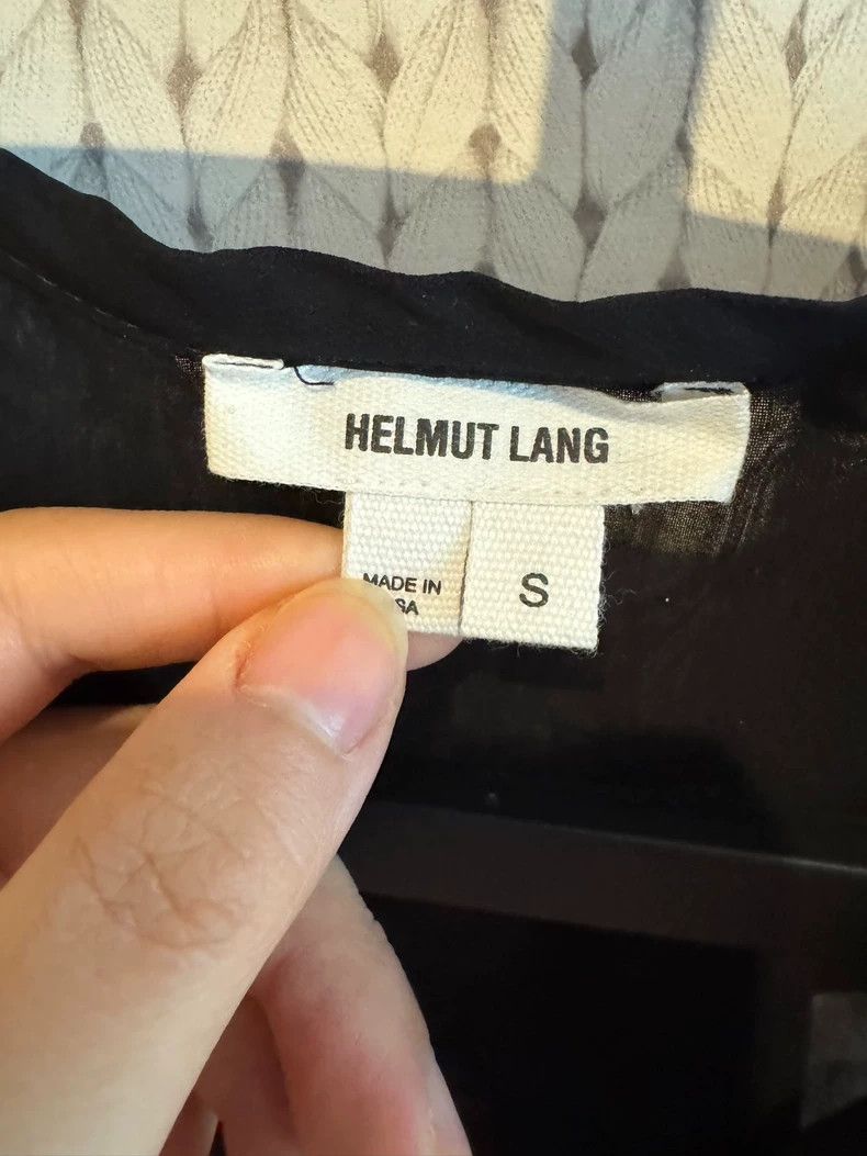Helmut Lang HELMUT LANG Wear a thin gauze top Size S / US 4 / IT 40 - 2 Thumbnail