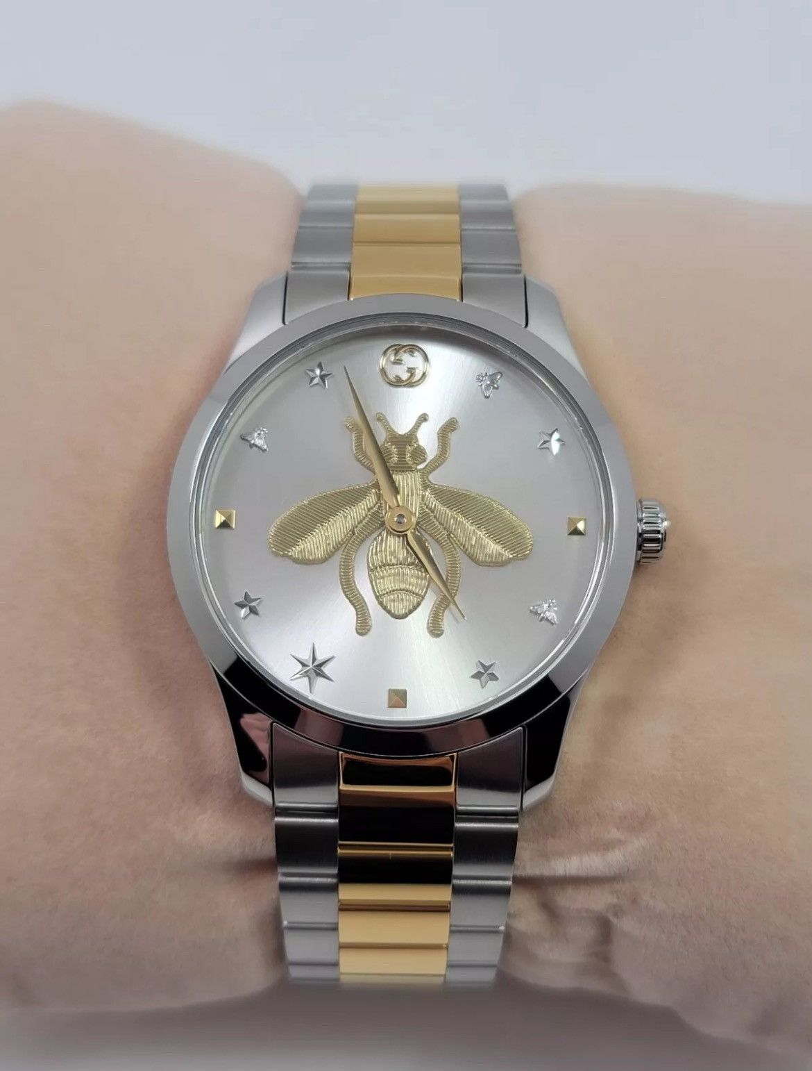 Gucci G-Timeless Swiss Quartz Bee Dial Watch Ya1264131, Men's