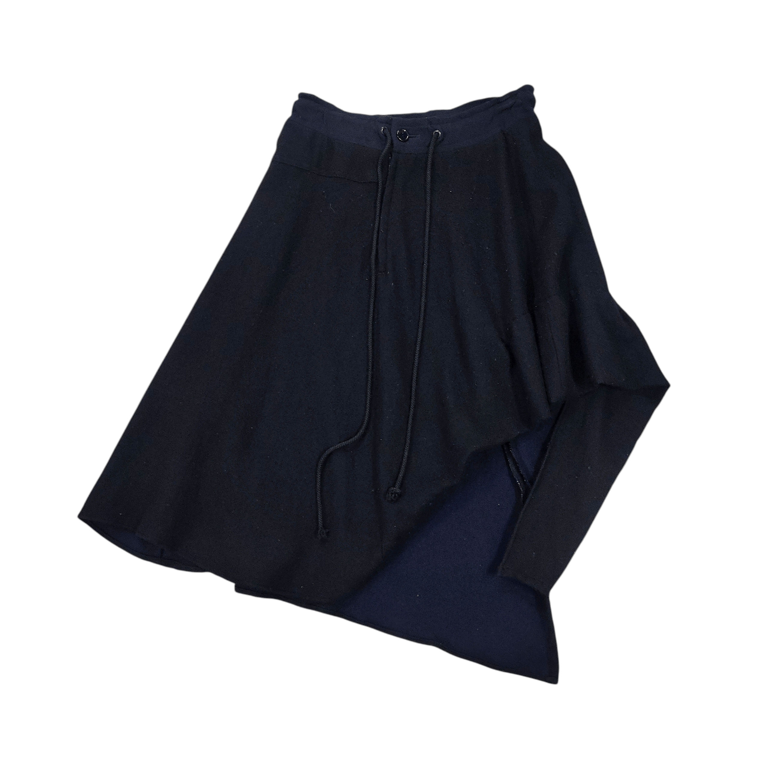 Yohji Yamamoto Yohji Yamamoto Y's Asymmetric Laine Wool Skirts Size 30" / US 8 / IT 44 - 3 Thumbnail