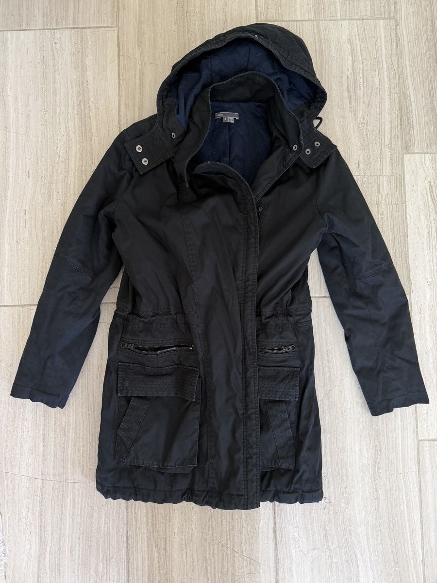 Vince Women’s Vince quilted black hooded lightweight jacket Size S / US 4 / IT 40 - 6 Thumbnail