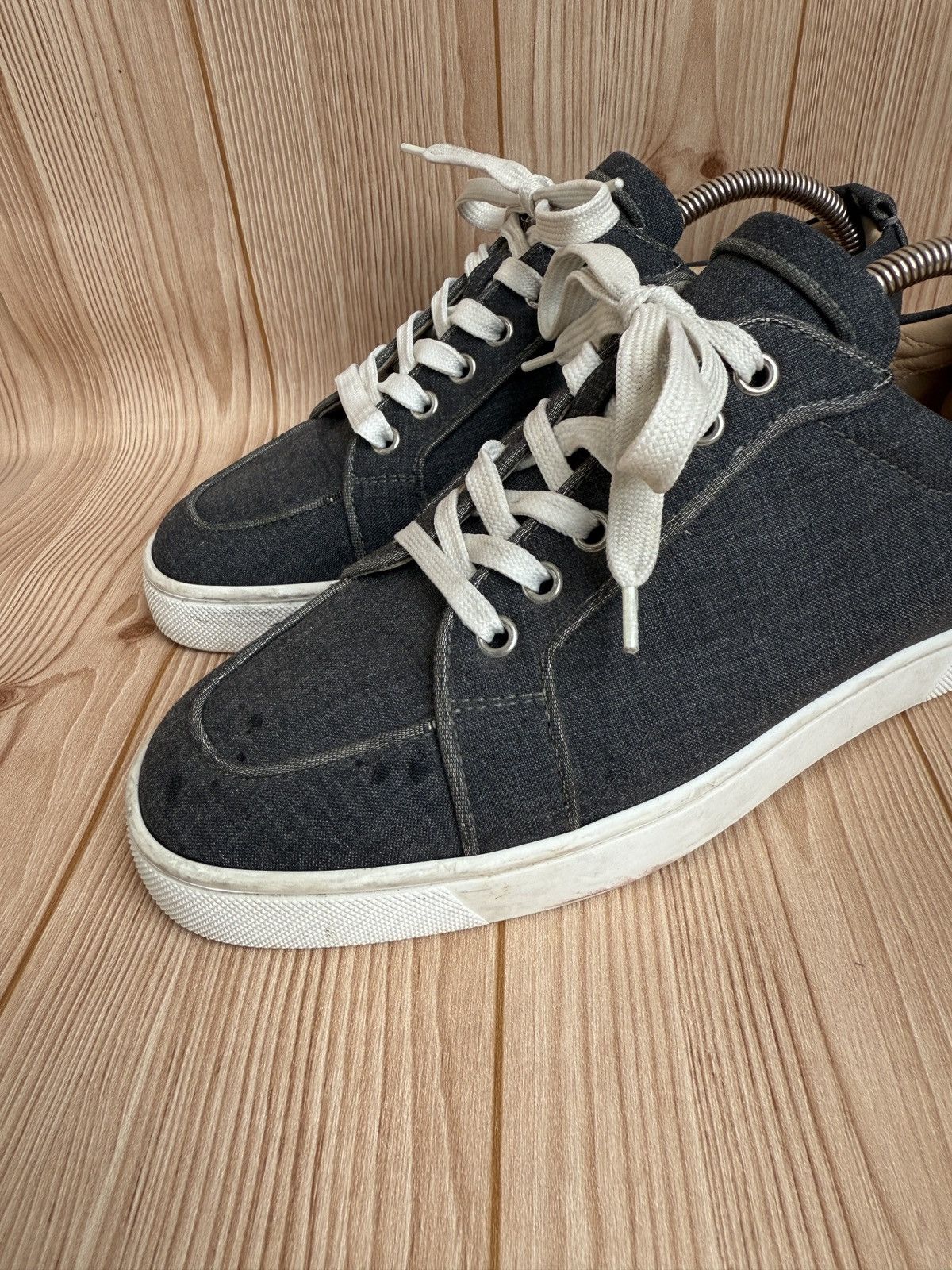 Christian Louboutin Orlato denim trainers Size US 7 / EU 40 - 7 Thumbnail