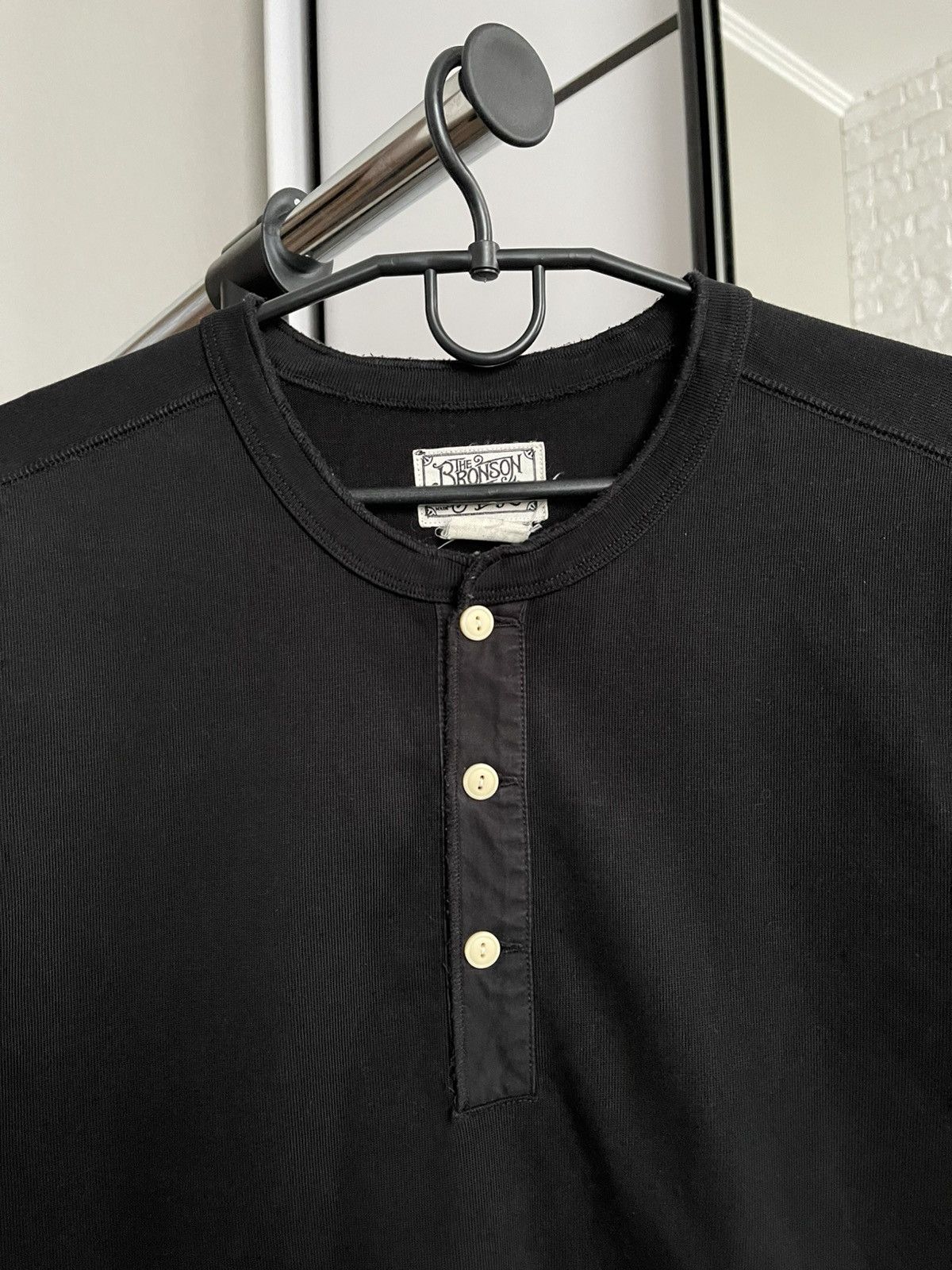 Bronson MFG. CO. Bronson Mfg Heavyweight Henley Long Sleeve T-Shirt Pullover Size US XXL / EU 58 / 5 - 6 Thumbnail