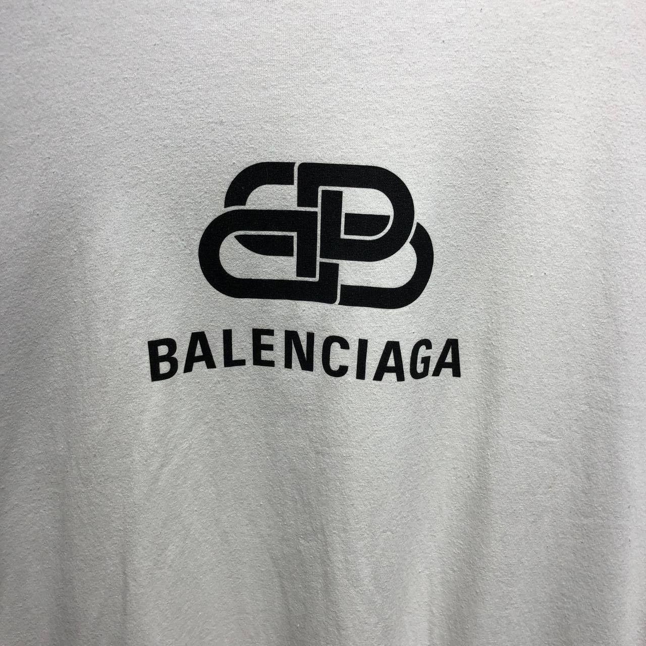 Balenciaga Balenciaga BB logo interlocking tee Size US L / EU 52-54 / 3 - 2 Thumbnail