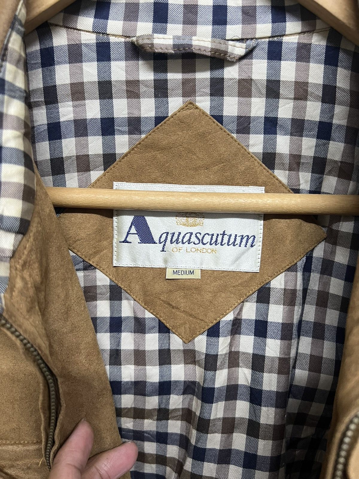 Aquascutum Aquascutum London Suede Leather Jacket Size US M / EU 48-50 / 2 - 8 Thumbnail