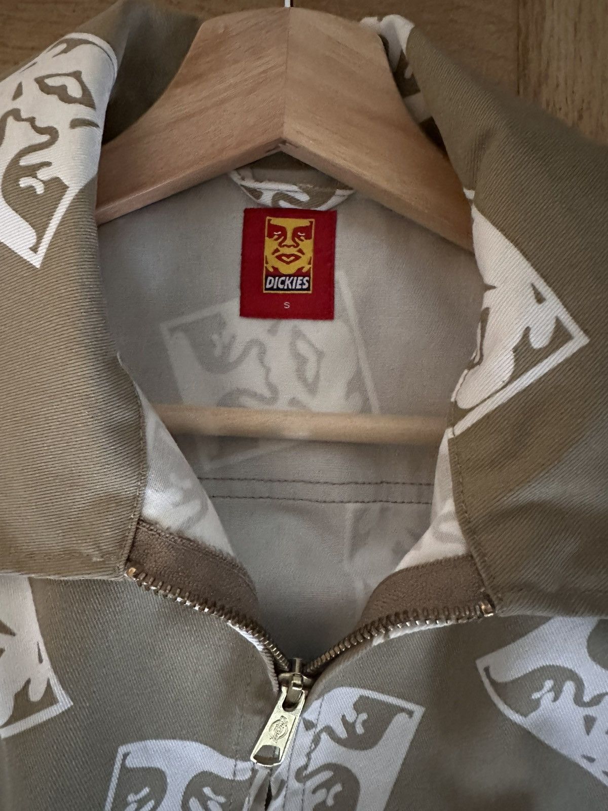 Obey Obey x Dickies Eisenhower Jacket Beige Size S Size US S / EU 44-46 / 1 - 3 Thumbnail