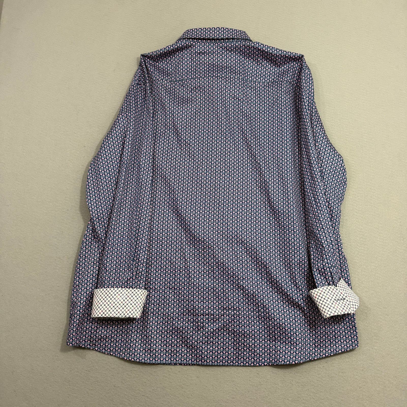 Johnston & Murphy Johnston & Murphy Martini Print Button Up Shirt Mens 3XL NEW Size US XXL / EU 58 / 5 - 8 Thumbnail