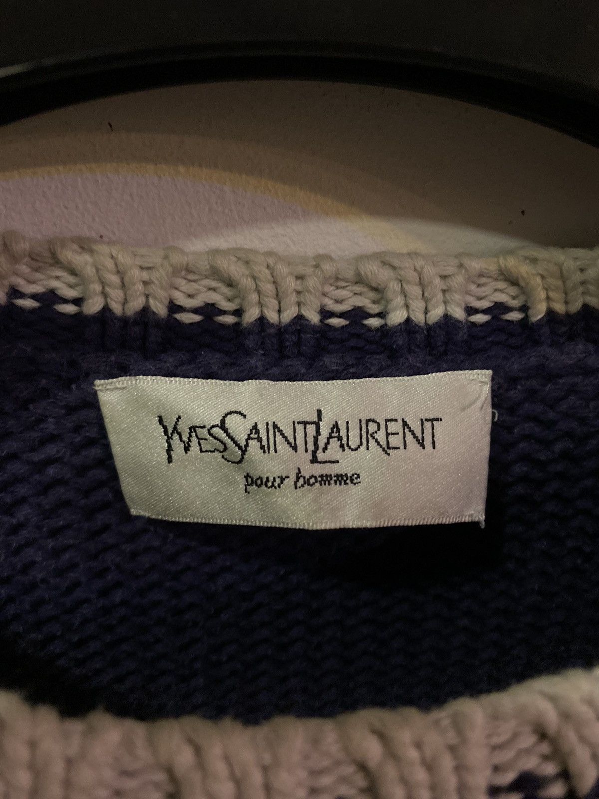 Yves Saint Laurent Heavy YSL Sweater Knit Size US XL / EU 56 / 4 - 12 Thumbnail