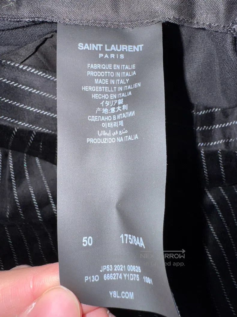 Saint Laurent Paris Saint Laurent Paris Velvet Men's Trousers Size US 34 / EU 50 - 4 Thumbnail