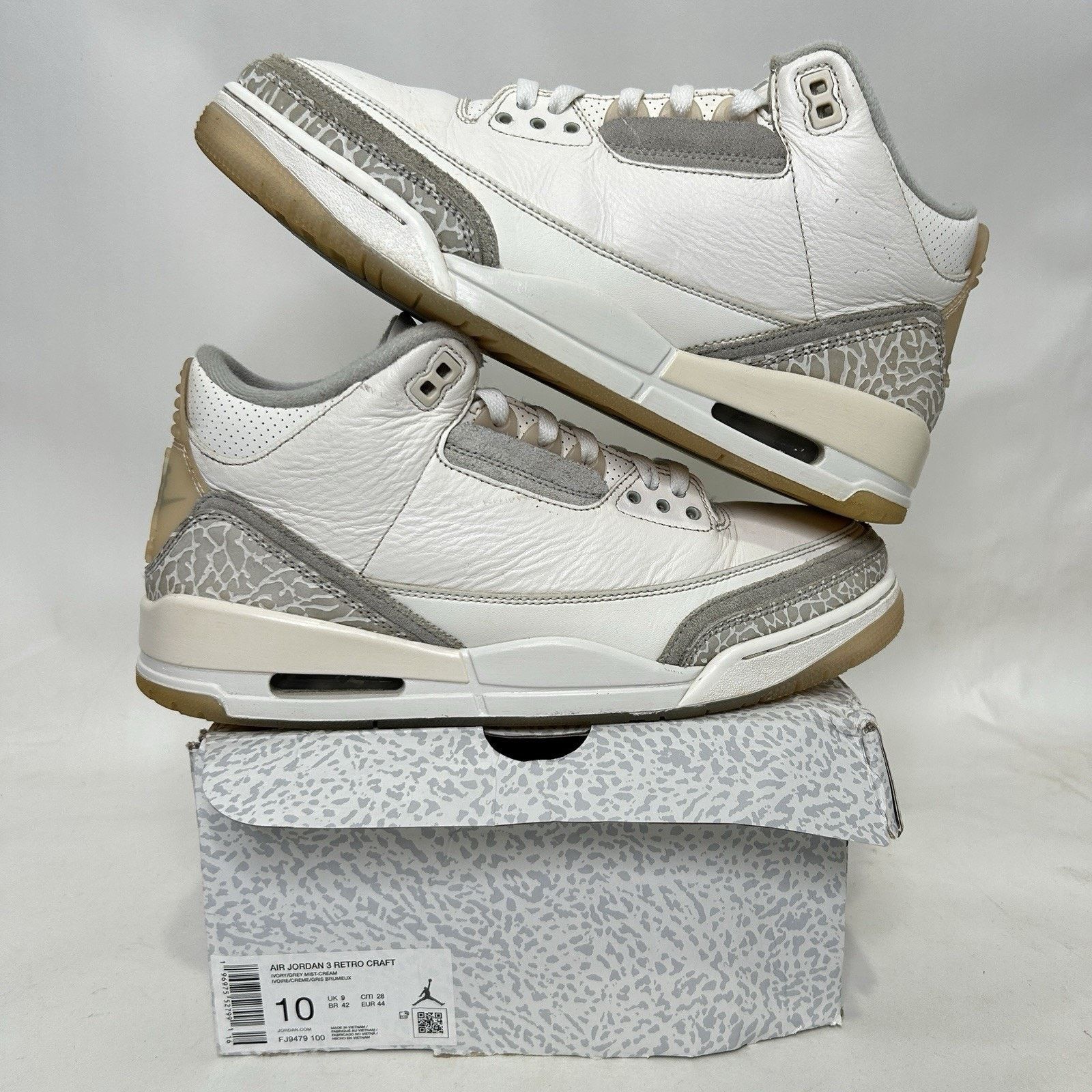 Jordan Brand Nike Air Jordan 3 Retro SE Craft “Ivory” 2024 Size US 10 / EU 43 - 1 Thumbnail
