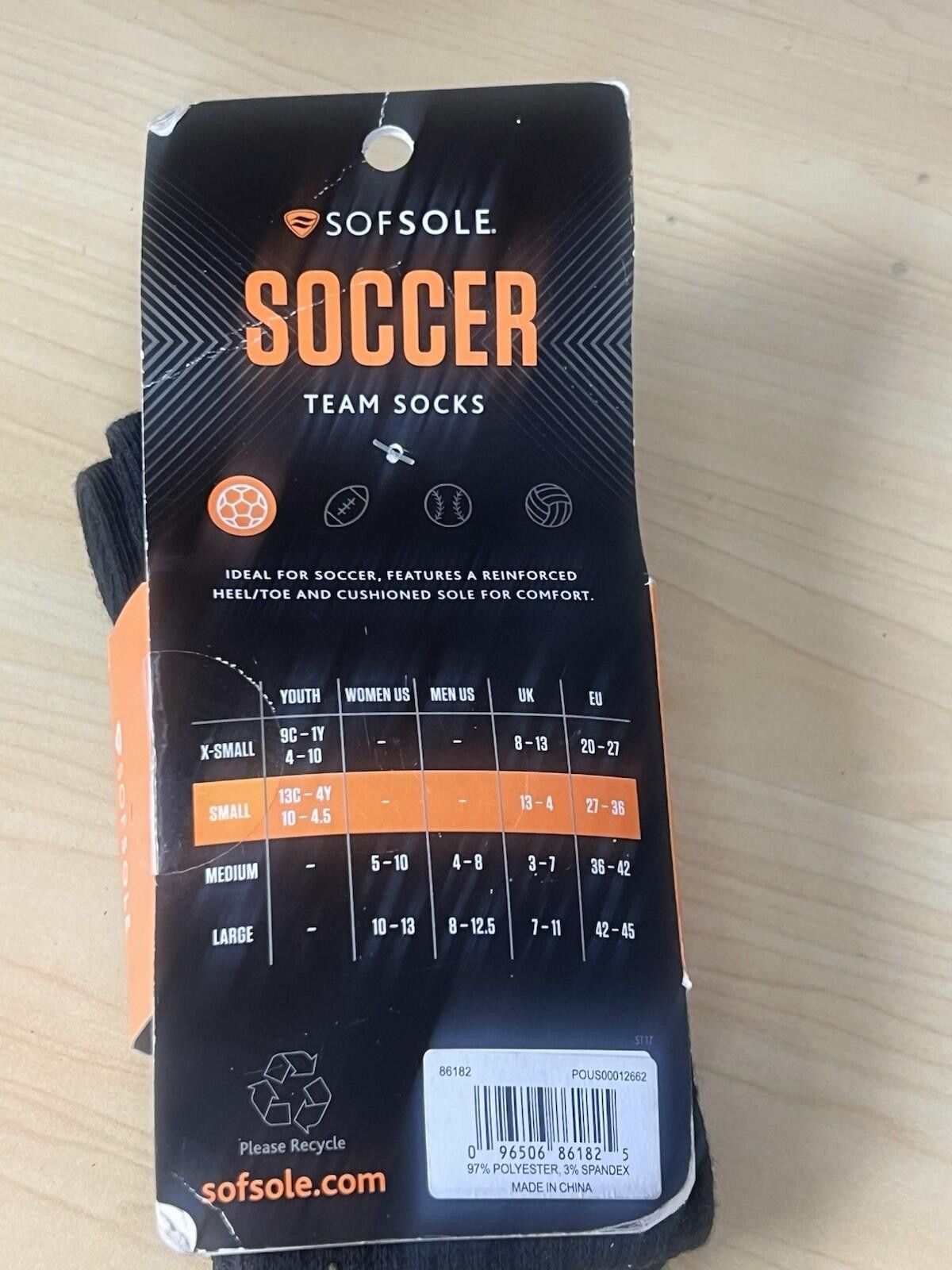 Other Sof Sole Soccer Over-The Calf Team Athletic Performance Sock Size ONE SIZE - 5 Thumbnail