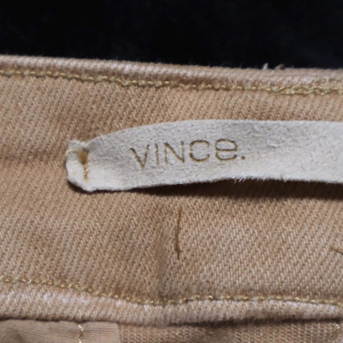 Vince Vince. Lola Stovepipe Cotton Canvas Chino Pants Camel Women's 31 Size 24" / US 00 / IT 34 - 5 Thumbnail