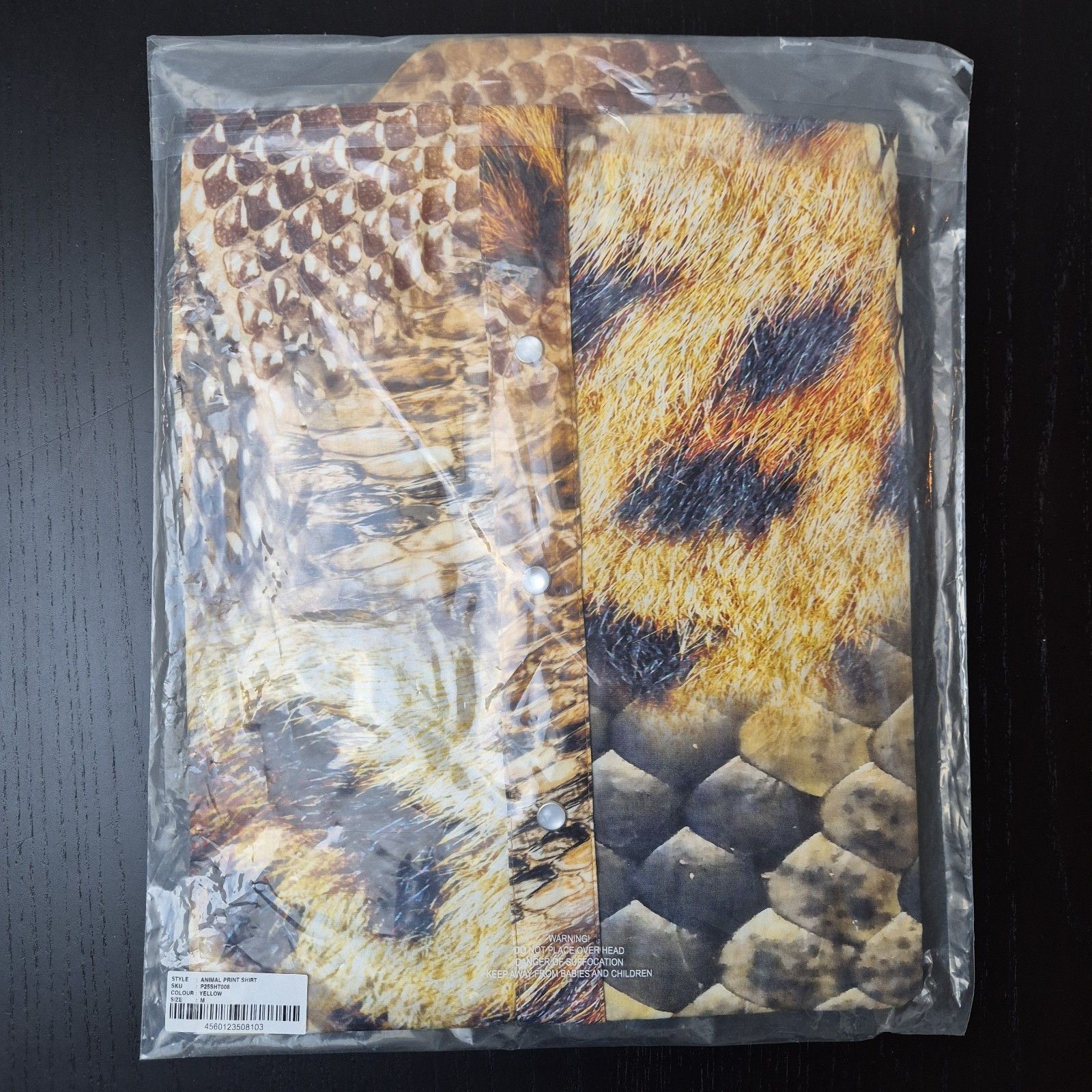 Palace Palace Animal Print Button Shirt Yellow Medium New FW23 Size US M / EU 48-50 / 2 - 3 Thumbnail