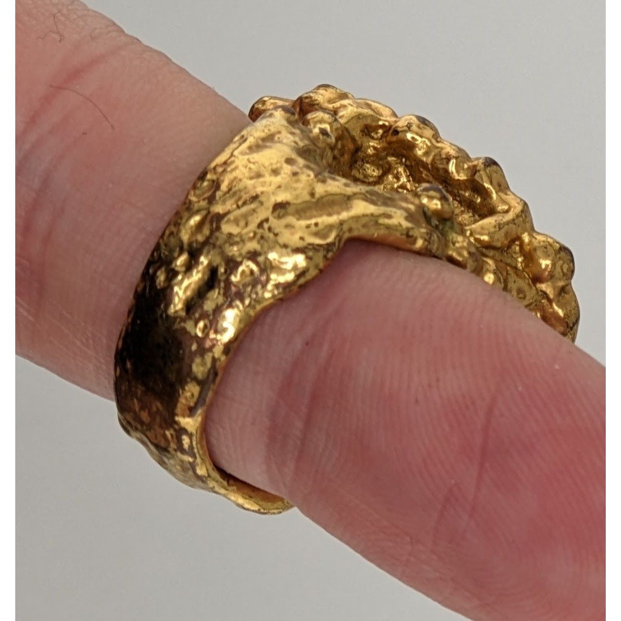 Other Vintage Erica Anenberg Yellow Enamel Statement Ring Size 6 W Size ONE SIZE - 9 Thumbnail