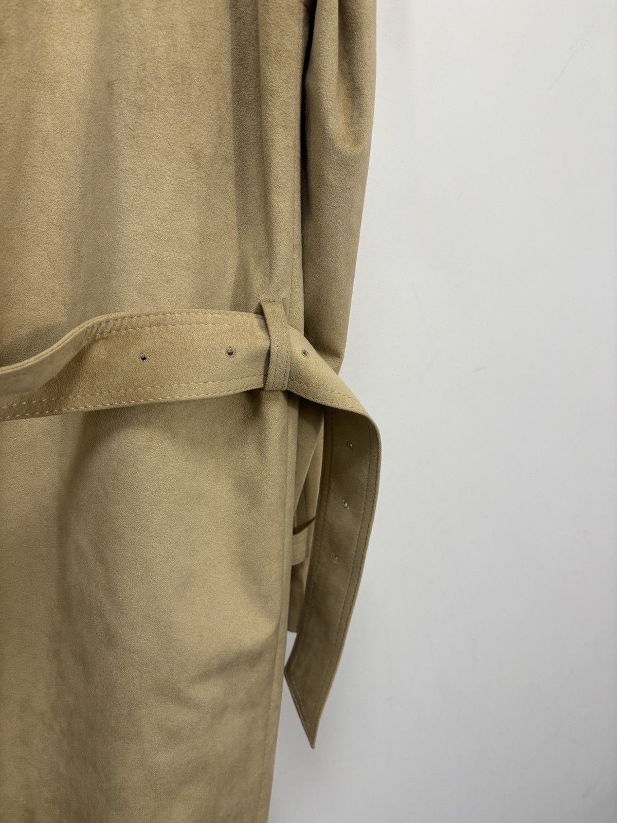 Schneiders Schneiders Salzburg Men’s Camel Alcantara Belted Long Coat Size US L / EU 52-54 / 3 - 24 Thumbnail