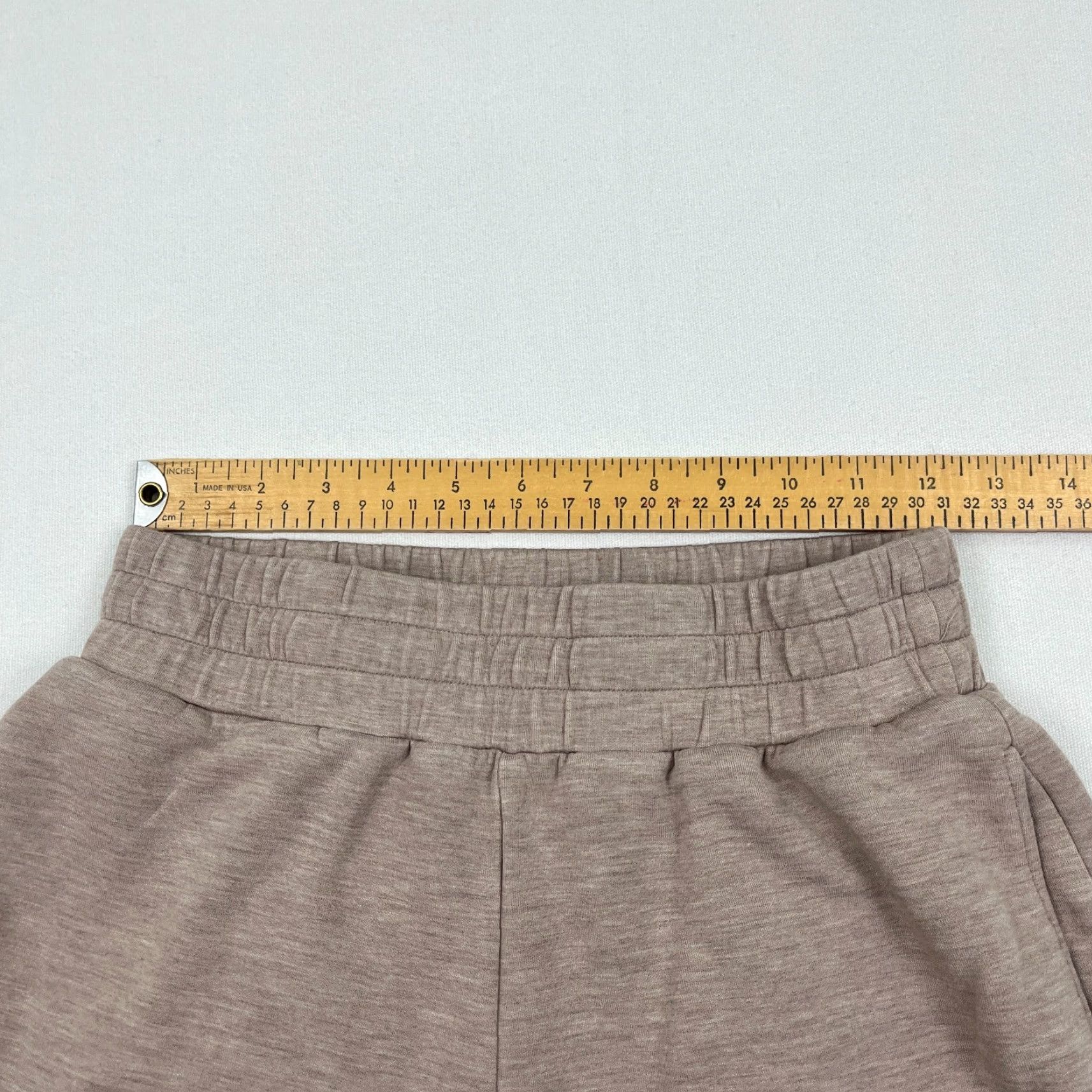 Varley VINTAGE Varley Double Soft The Slim Cuff Pant 25 Womens XS Heather Brown Active Relaxed Size 26" / US 2 / IT 38 - 4 Thumbnail