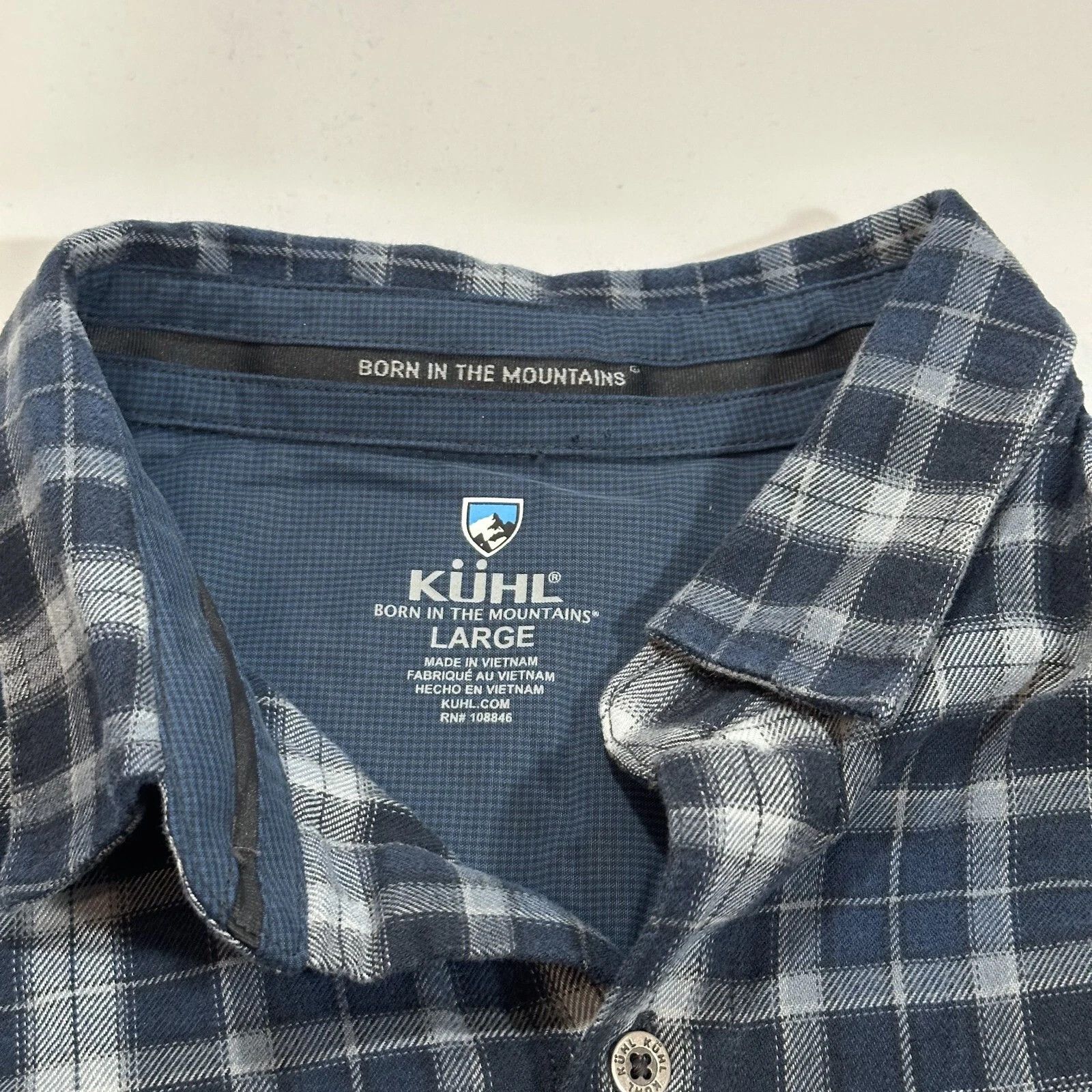 Kuhl Kuhl Dillingr Flannel Shirt Mens Plaid Button Up Outdoor Size US L / EU 52-54 / 3 - 8 Thumbnail