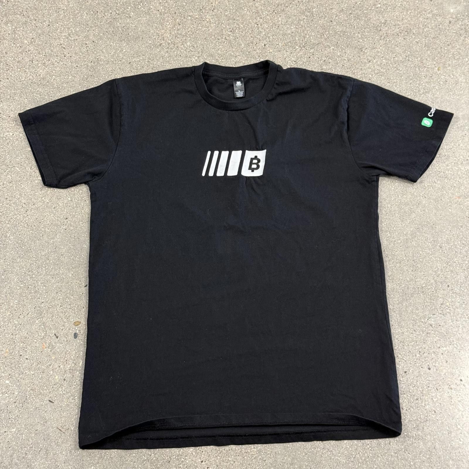Ultra Rare Bitcoin x Cash App Emroidered Promo Tee HODL L