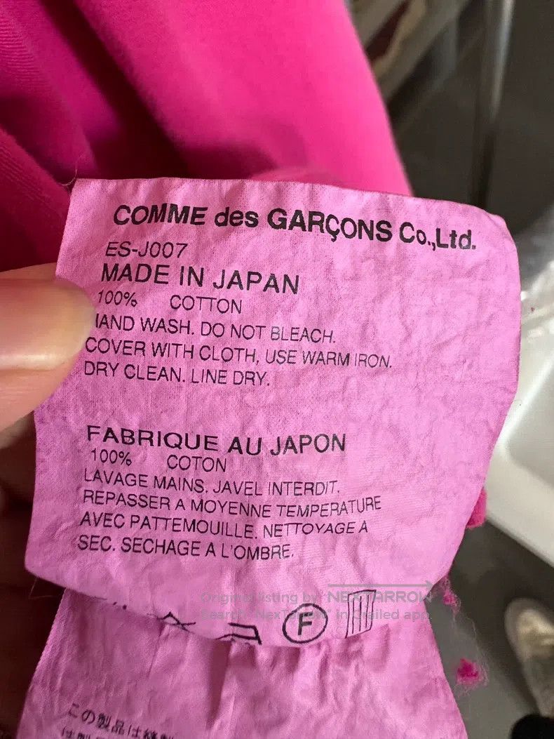 Comme des Garcons Comme Des Garcons Flame Pink Work Jacket Size M / US 6-8 / IT 42-44 - 3 Thumbnail