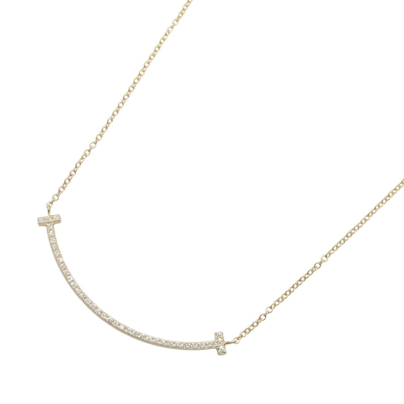 Tiffany & Co. Tiffany & Co Tiffany T Smile Mini Au750 Necklace