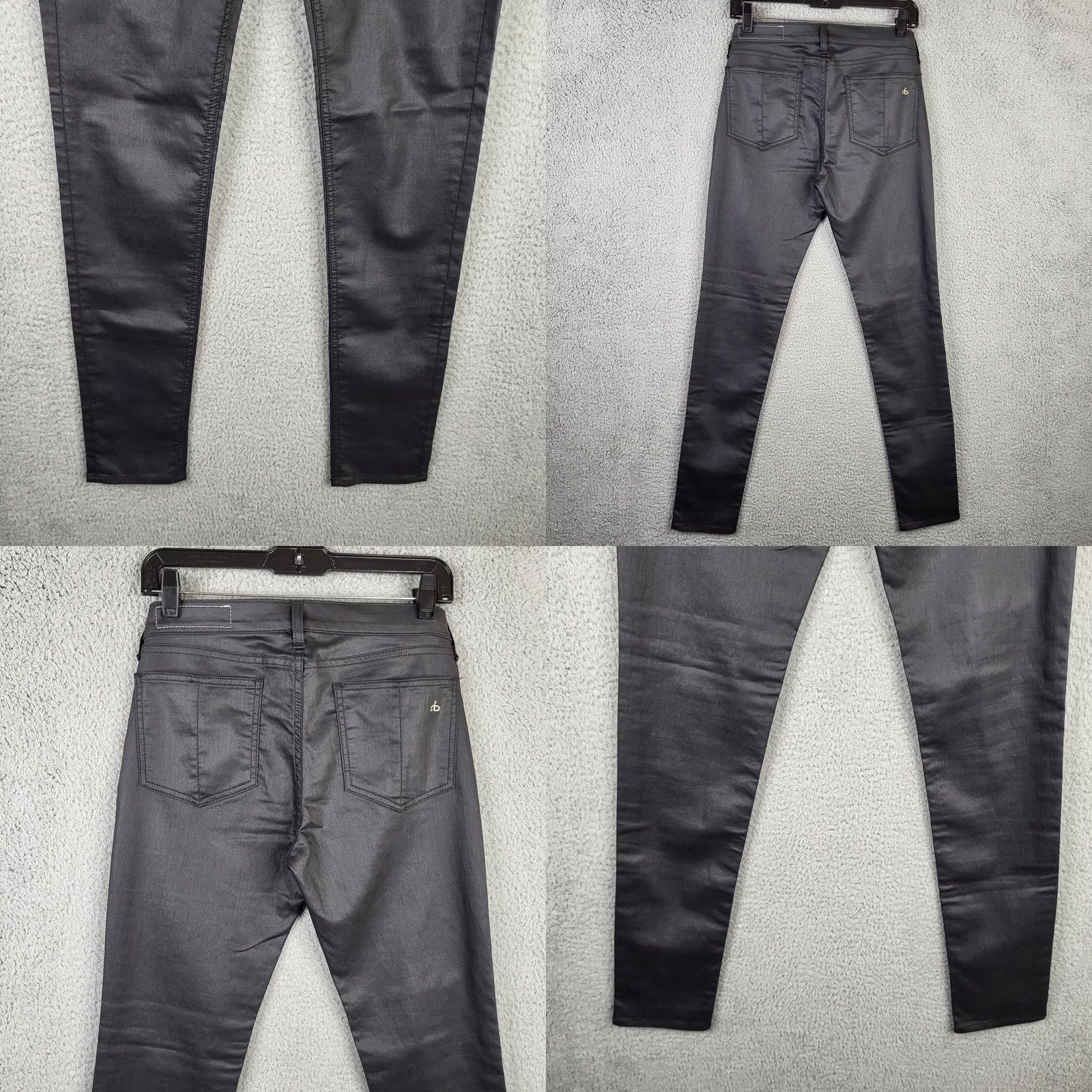 Rag & Bone rag & bone Women's black waxed Legging Size 28 Shirt no Size 28" / US 6 / IT 42 - 8 Thumbnail
