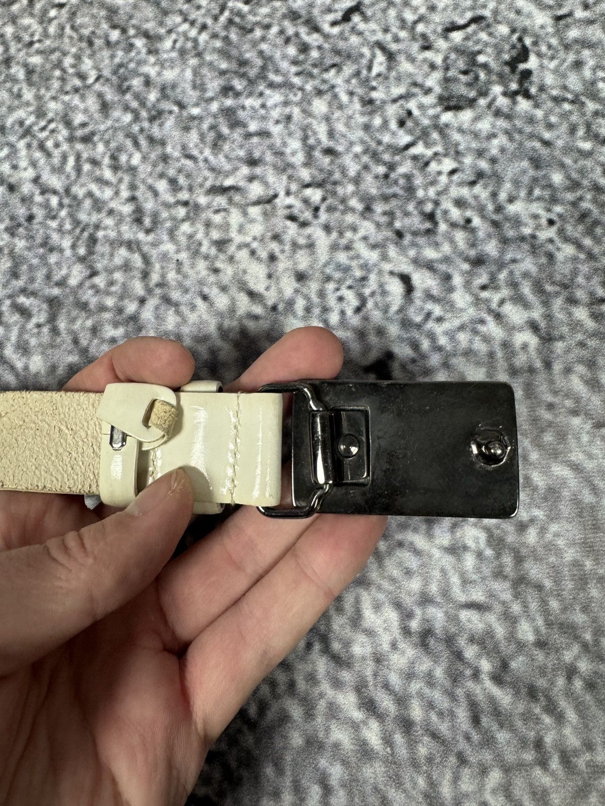 Versace Jeans Couture Rare Vintage 90s Versace Jeans Couture Vintage Leather Belt Size ONE SIZE - 13 Thumbnail
