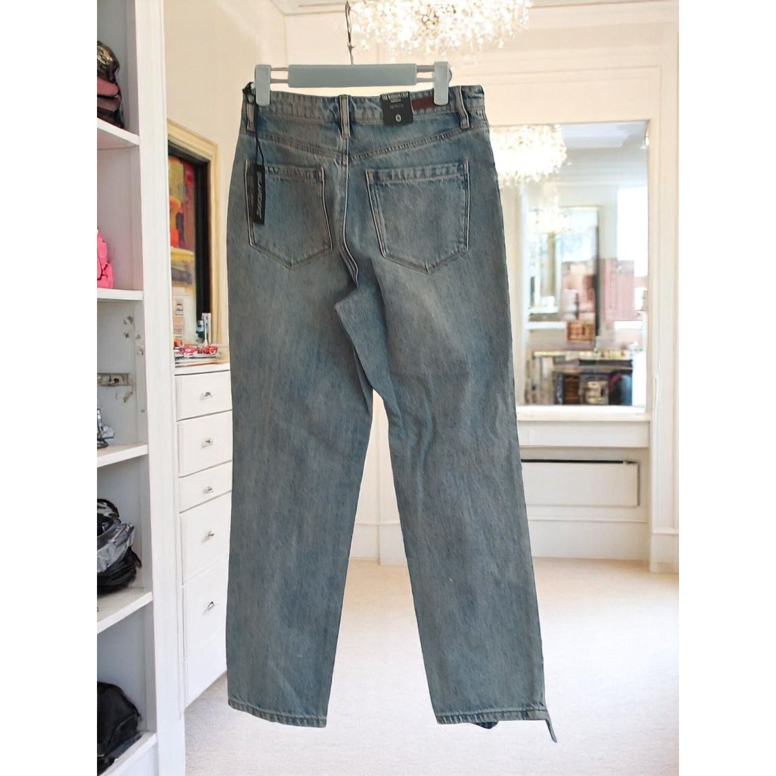 BLANKNYC NWT - Blank NYC Madison Crop High Rise Distress Jeans 27 Size 27" / US 4 / IT 40 - 4 Thumbnail
