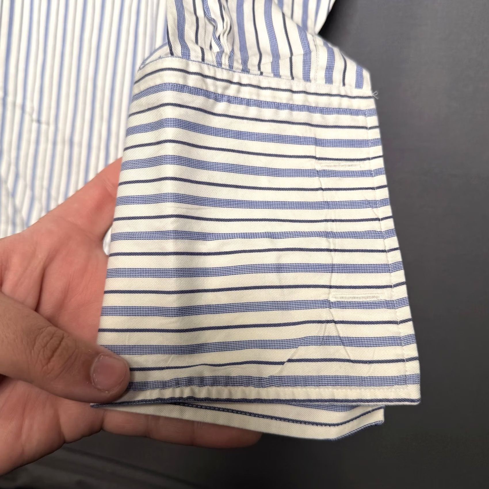 Brooks Brothers Brooks Brothers Shirt Mens Large 16-35 Slim Fit Stripe Long Sleeve Button Up Size US L / EU 52-54 / 3 - 2 Thumbnail
