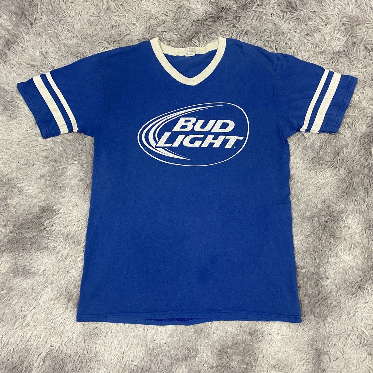 Augusta Sportswear Vintage bud light brand v neck Size US L / EU 52-54 / 3 - 1 Thumbnail